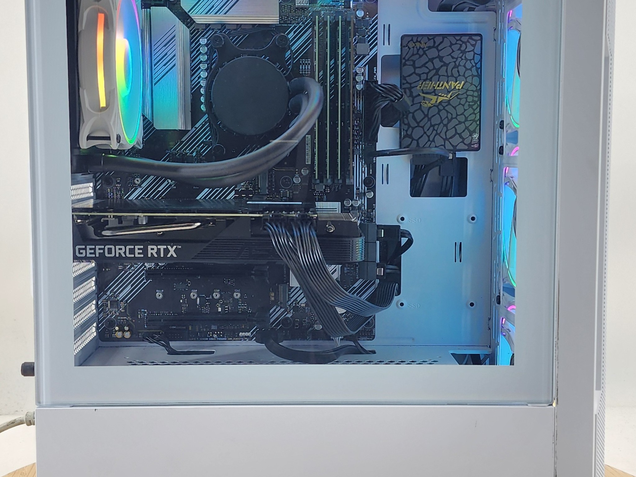 Gaming PC Ryzen 7 5700X 16GB RAM 240GB SSD+500GB HDD RTX 3060 Ti 8GB Win11 PC