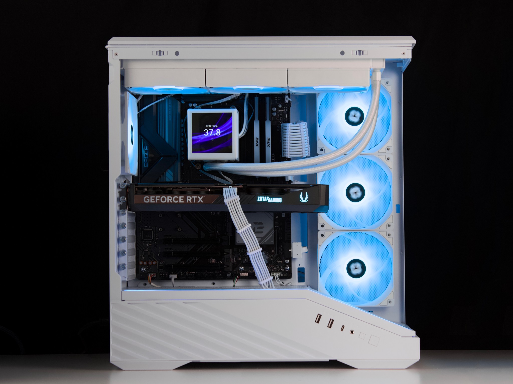❄️🧊💎 | Clean 1440P Gaming PC | RTX 5070 12GB, Ryzen 5 9600X, 32GB DDR5 RAM, 1TB NVMe SSD | ❄️🧊💎