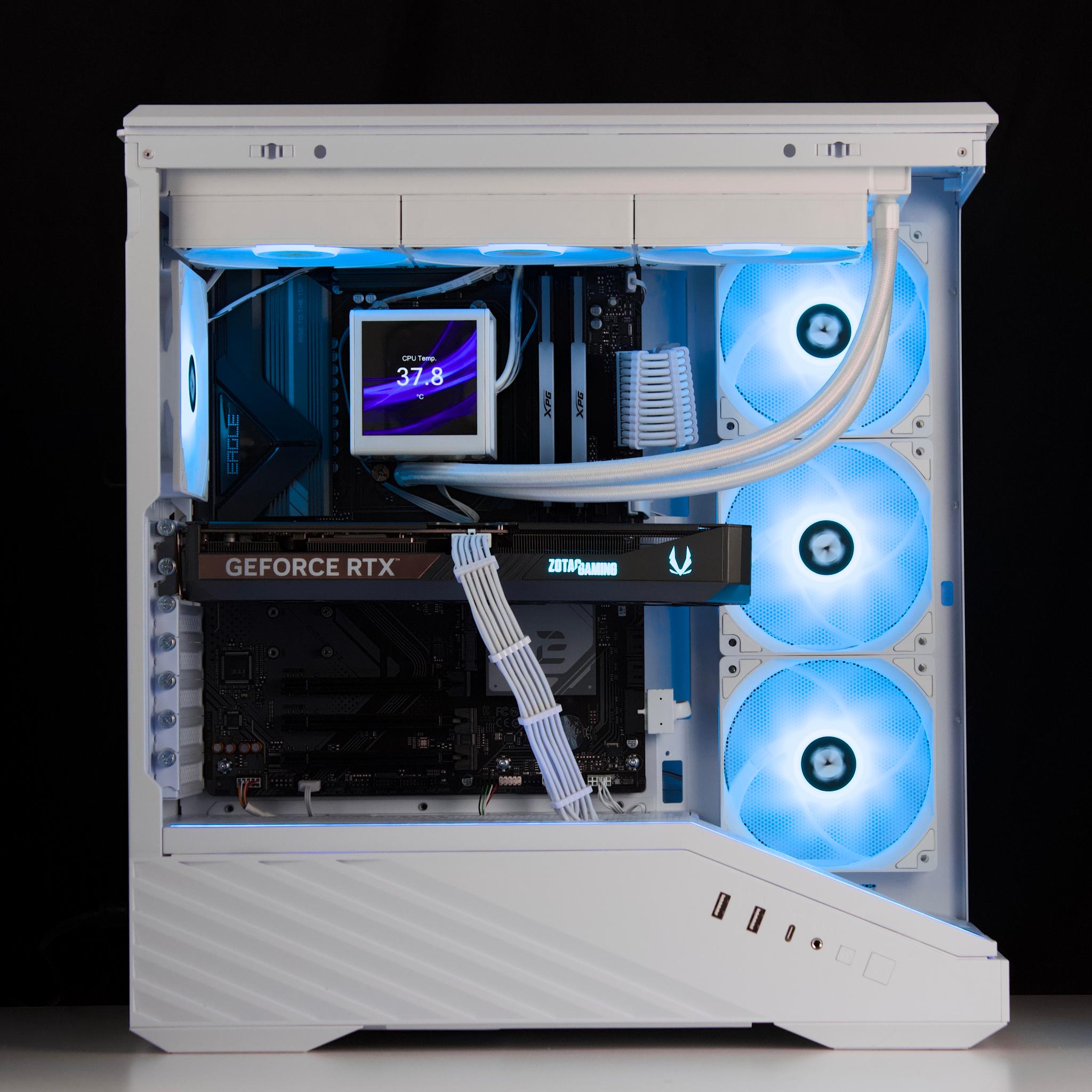 ❄️🧊💎 | Clean 1440P Gaming PC | RTX 5070 12GB, Ryzen 5 9600X, 32GB DDR5 RAM, 1TB NVMe SSD | ❄️🧊💎