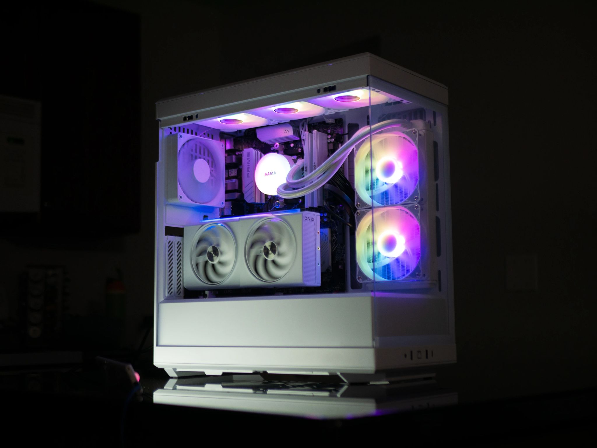 ARC B580 - AM5 Ryzen 7600x - 32gb DDR5 6000 - 1TB NVME - 240MM AIO - White Gaming PC
