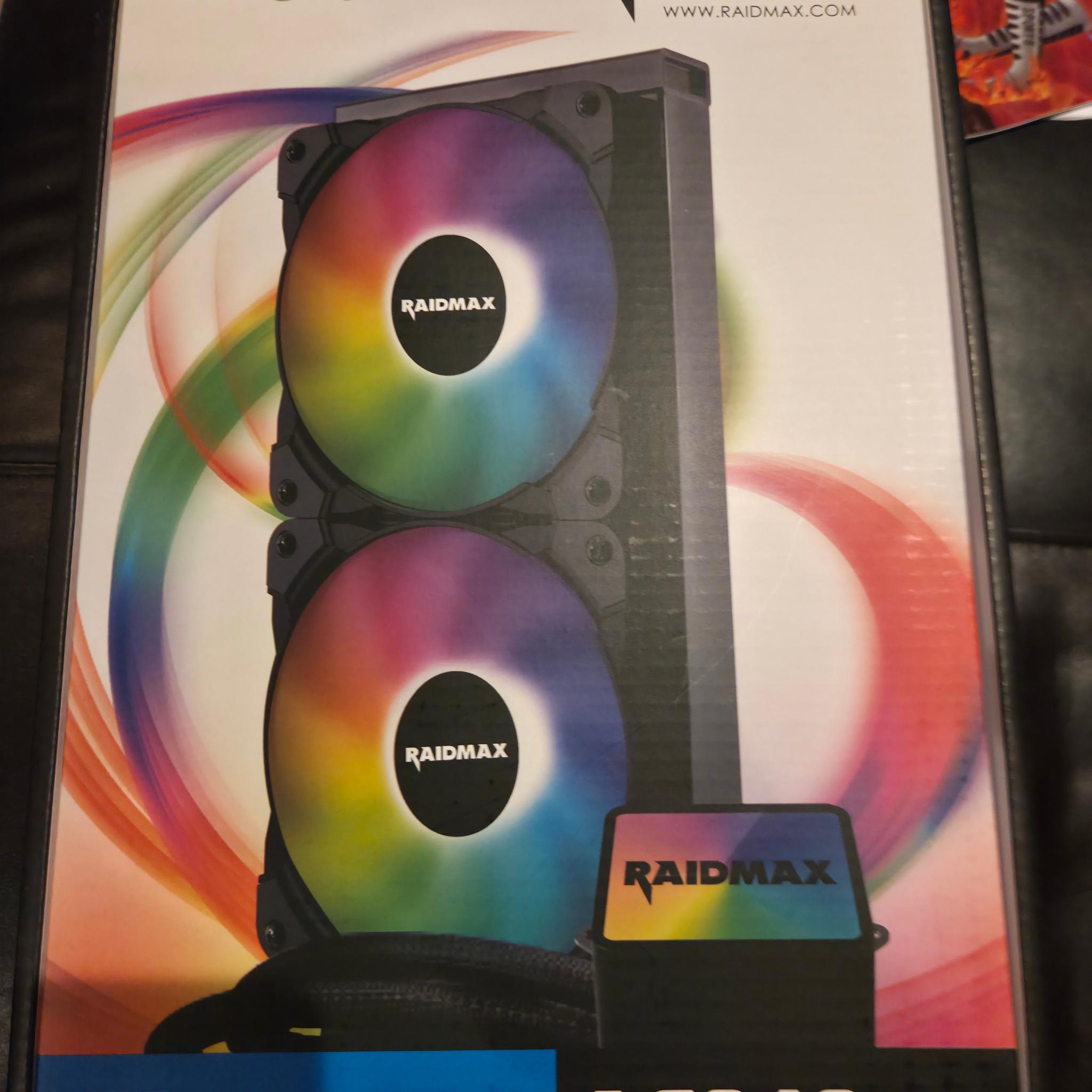 RAIDMAX TORNADO LC240 AIO COOLER! ARGB 240MM AIO CPU COOLER!