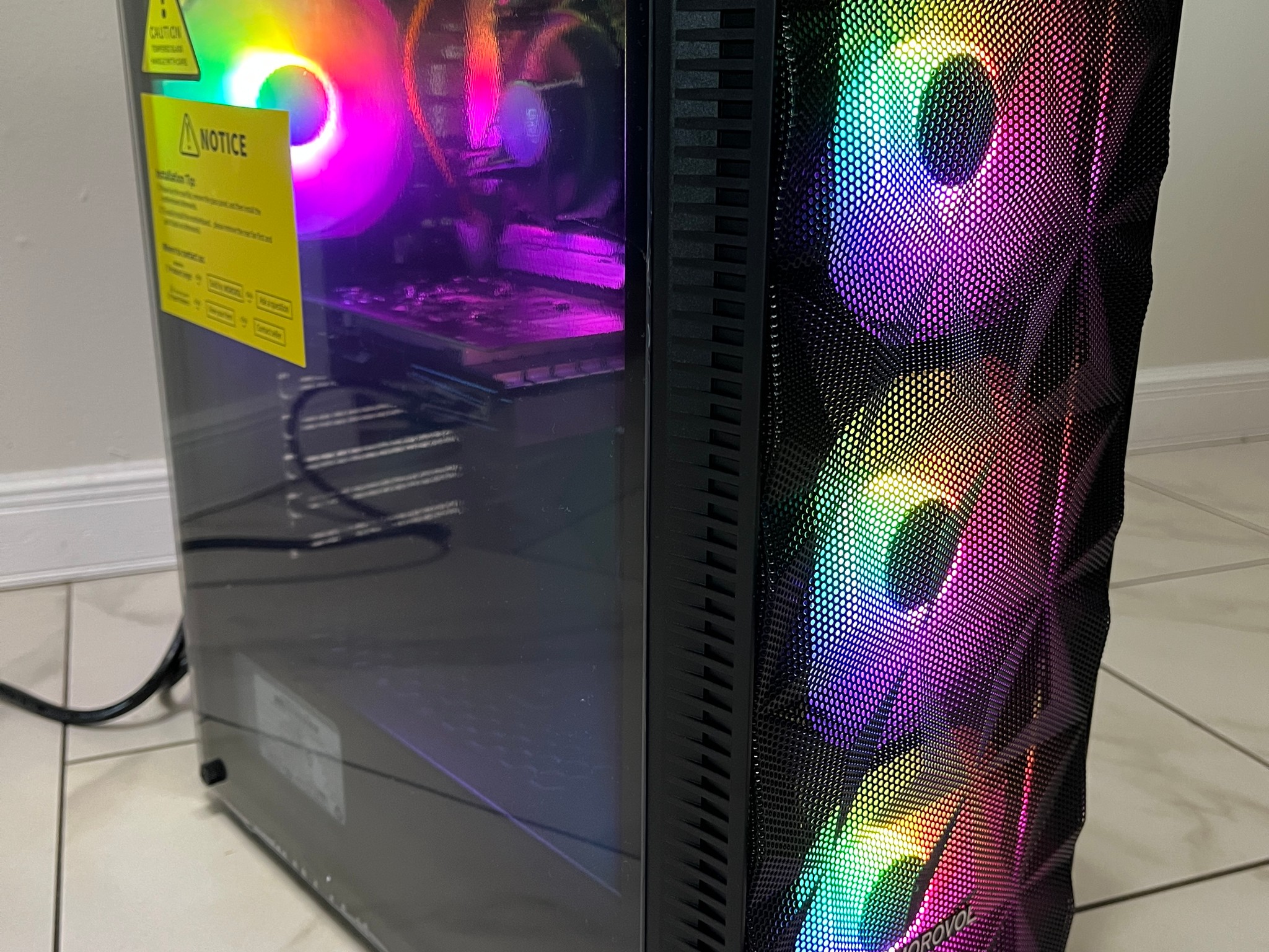 NVIDIA GTX 1650, Intel Core i3-10100, 12GB RAM, 870GB Storage, Gaming PC w/ Wi-Fi & BT