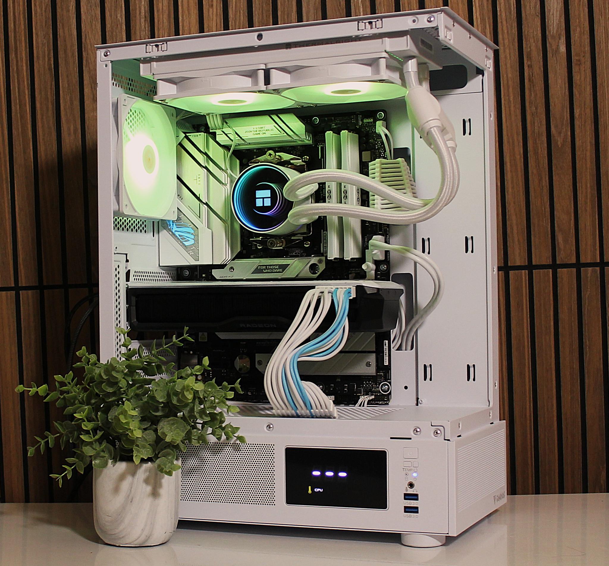 ❄️ALL WHITE Gaming PC ❄️| RX 7800XT 16GB💻| DDR5 | 32GB RAM | WiFi/BT | Windows 11 | 1TB |