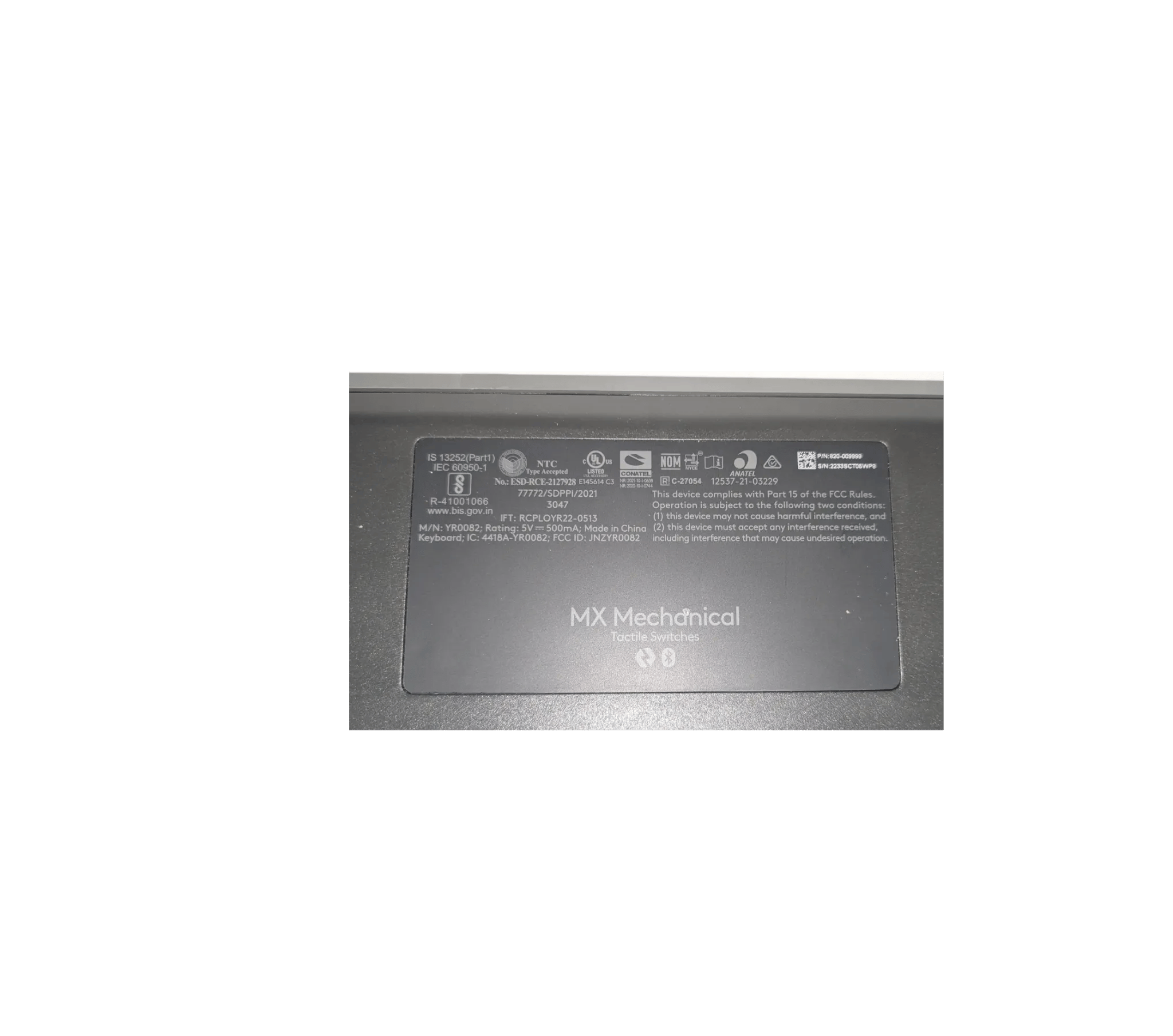 Logitech MX Mechanical Wireless Illuminated Performance Keyboard Tactile