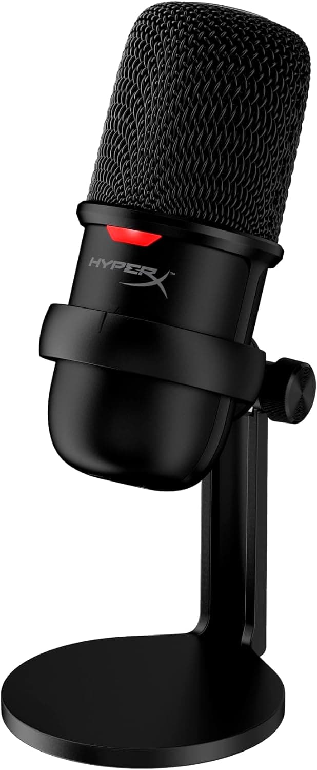 HyperX SOLOCAST USB Condenser Microphone - Black - New