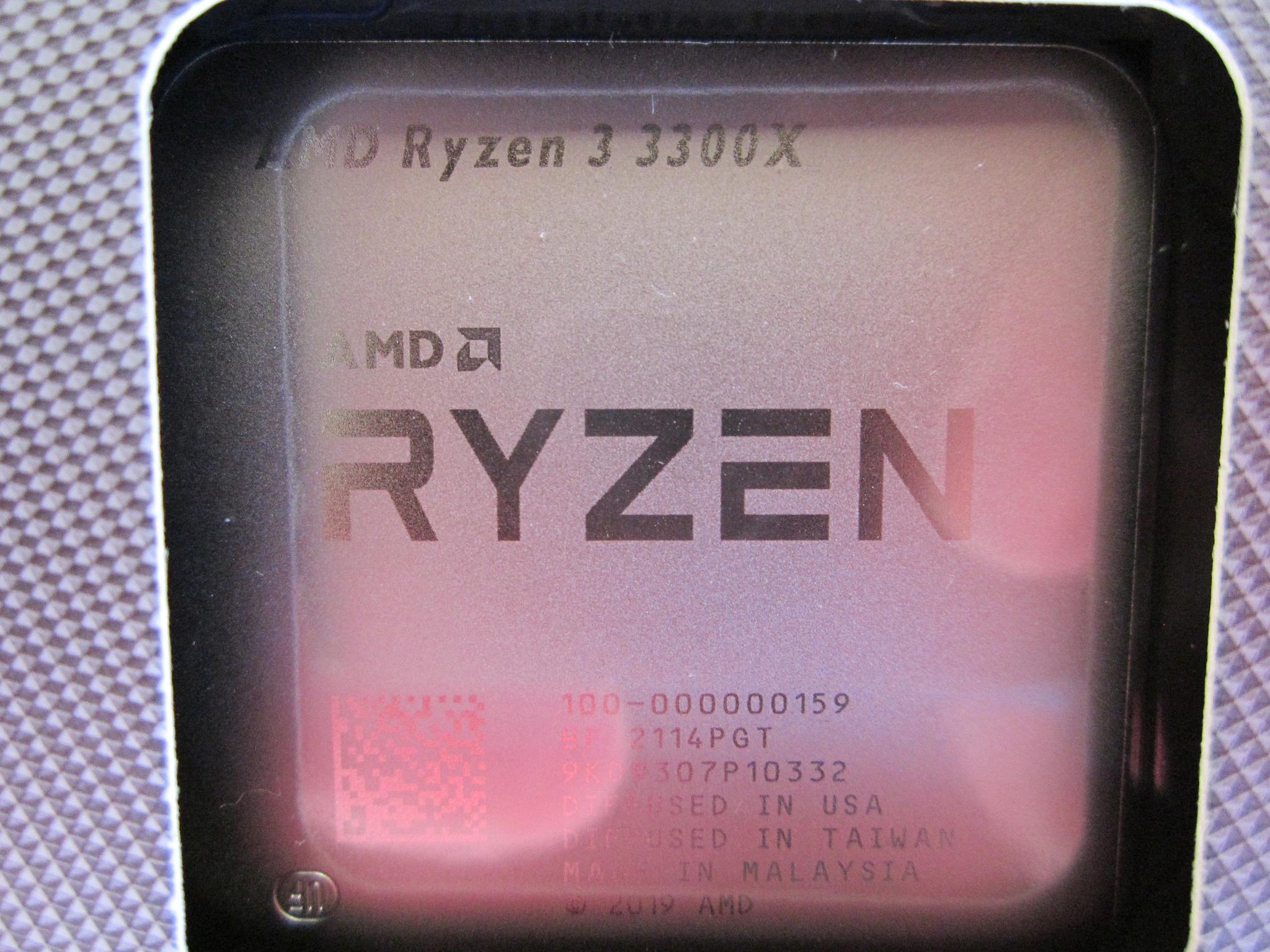 NEW! AMD Ryzen 3 3300X Processor (100-100000159BOX)