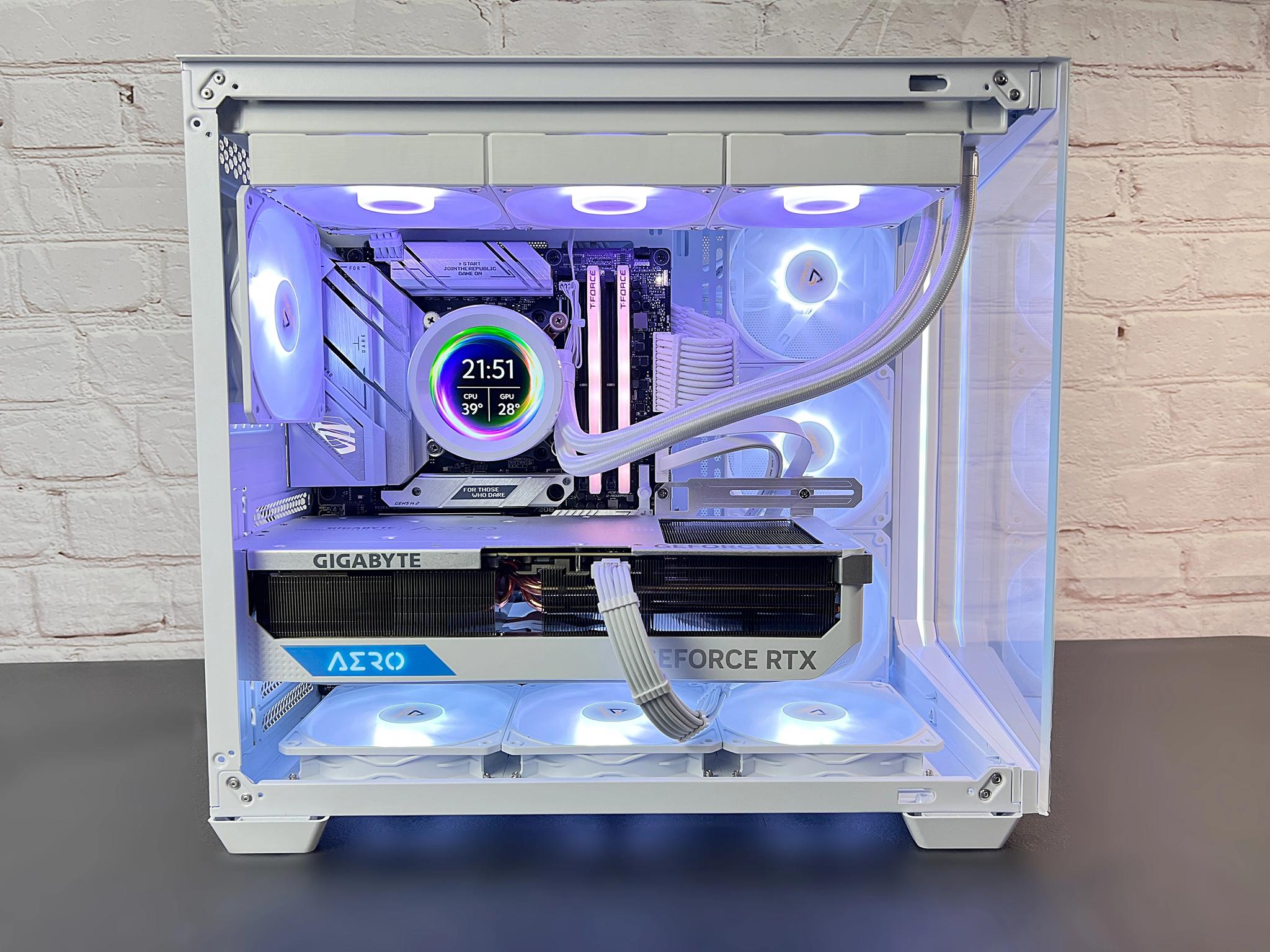 RTX 4080 Aero OC Ryzen 7 7800X3D 32GB DDR5 RAM 4TB M.2 Gaming PC 🤯