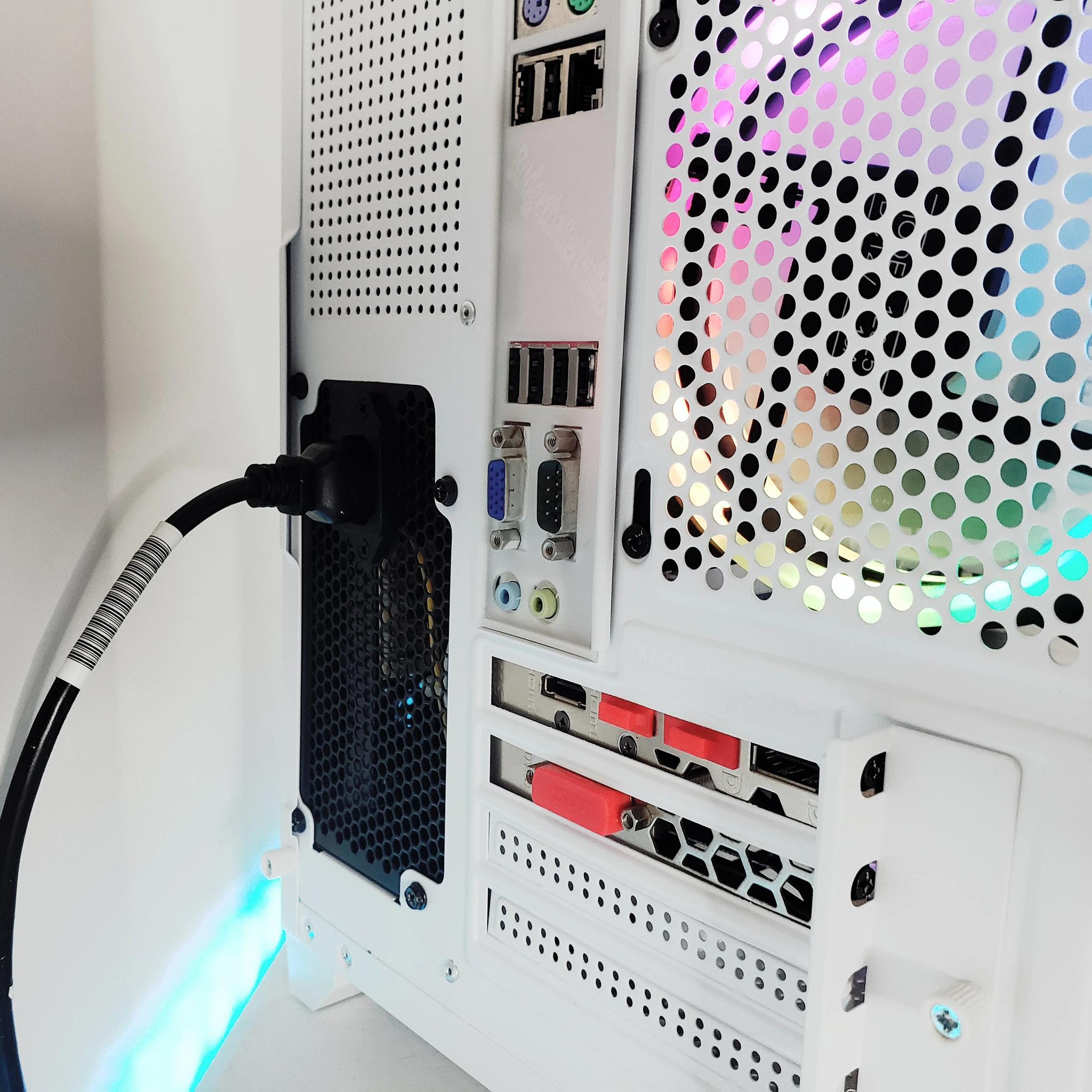 i7 Value Gaming PC | ⚙️RX580 | All White✨ |