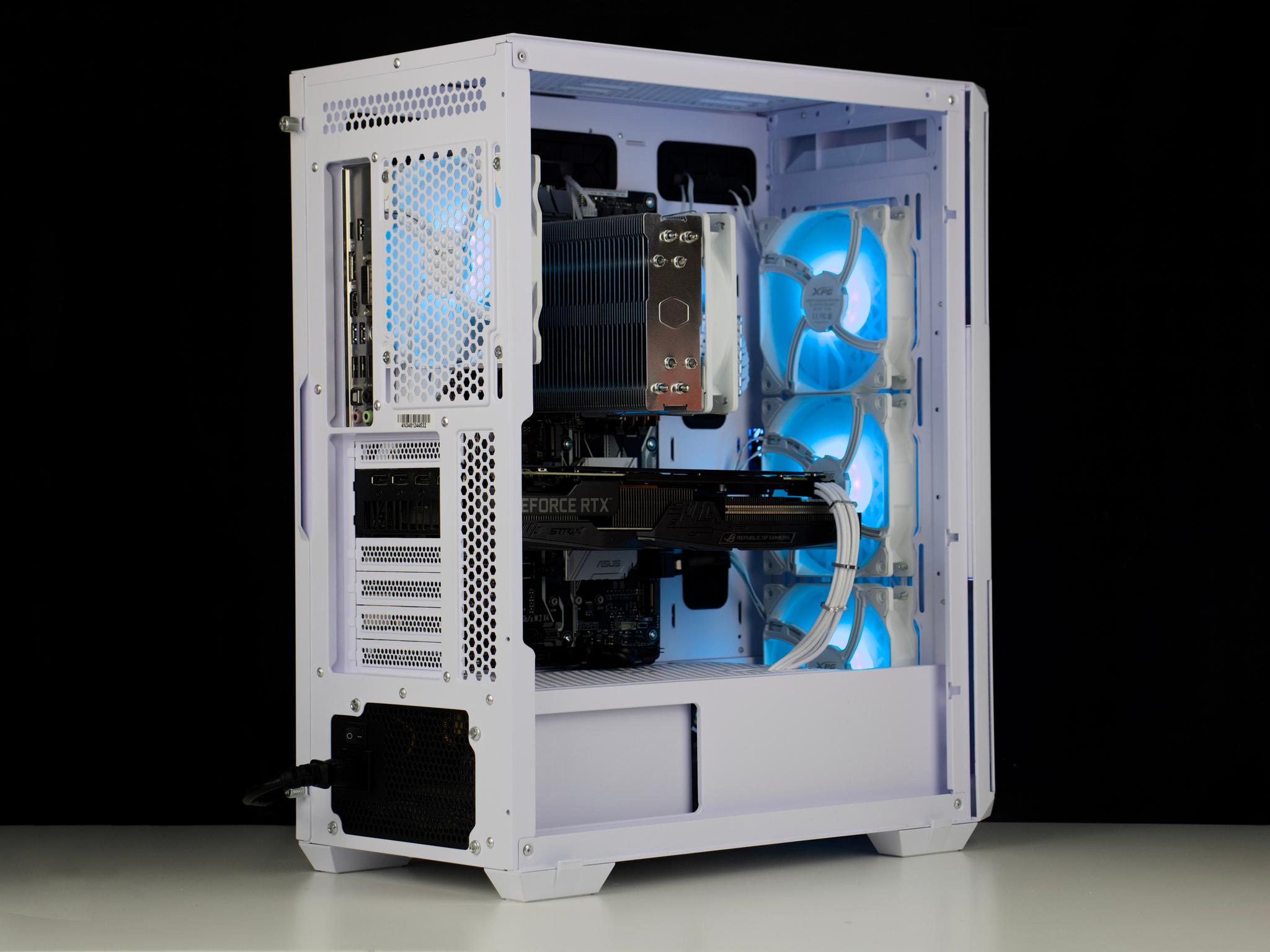 🧊❄️🧊 White Gaming PC – RTX 2060, i7 7700K, 16GB RAM, 500GB SSD - WiFi, BlueTooth 🧊❄️🧊
