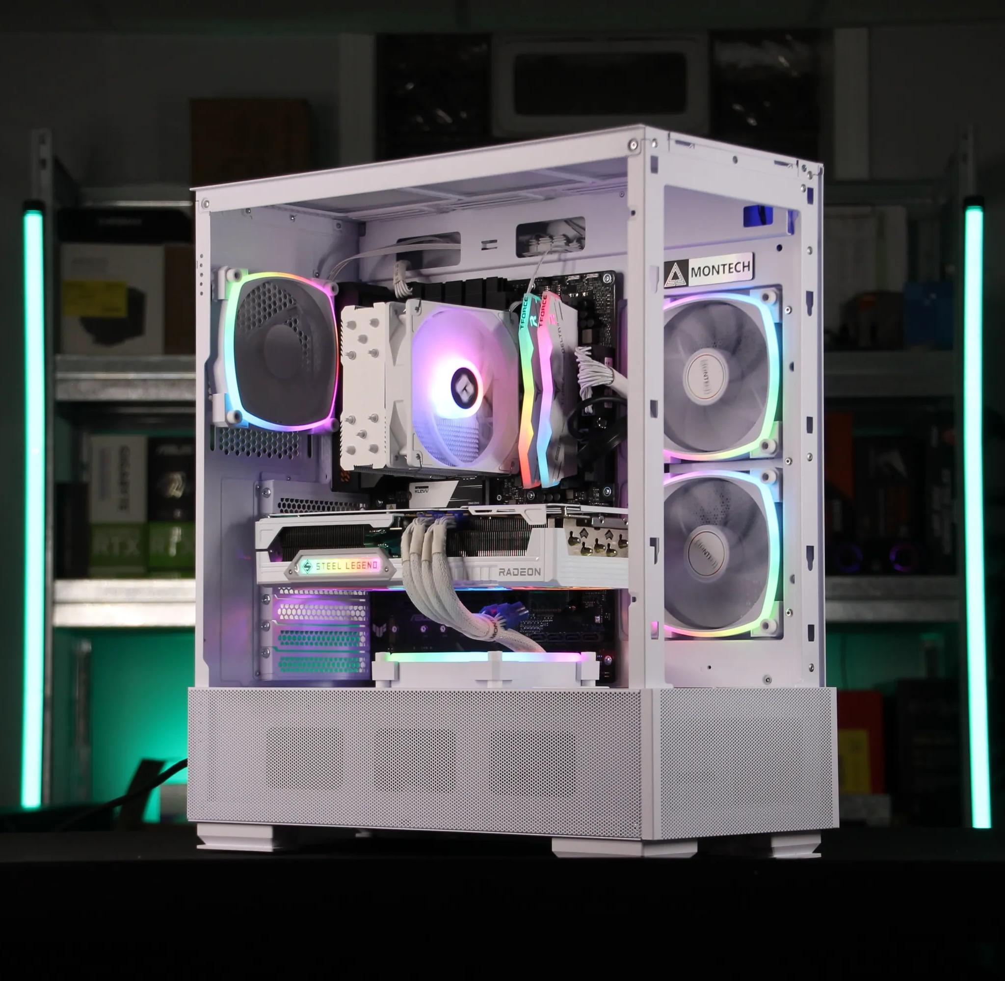 𝑪𝑹𝑬𝑺𝑻 // Ryzen 7 7700X, RX 9070 // Upper Mid-Range Gaming PC
