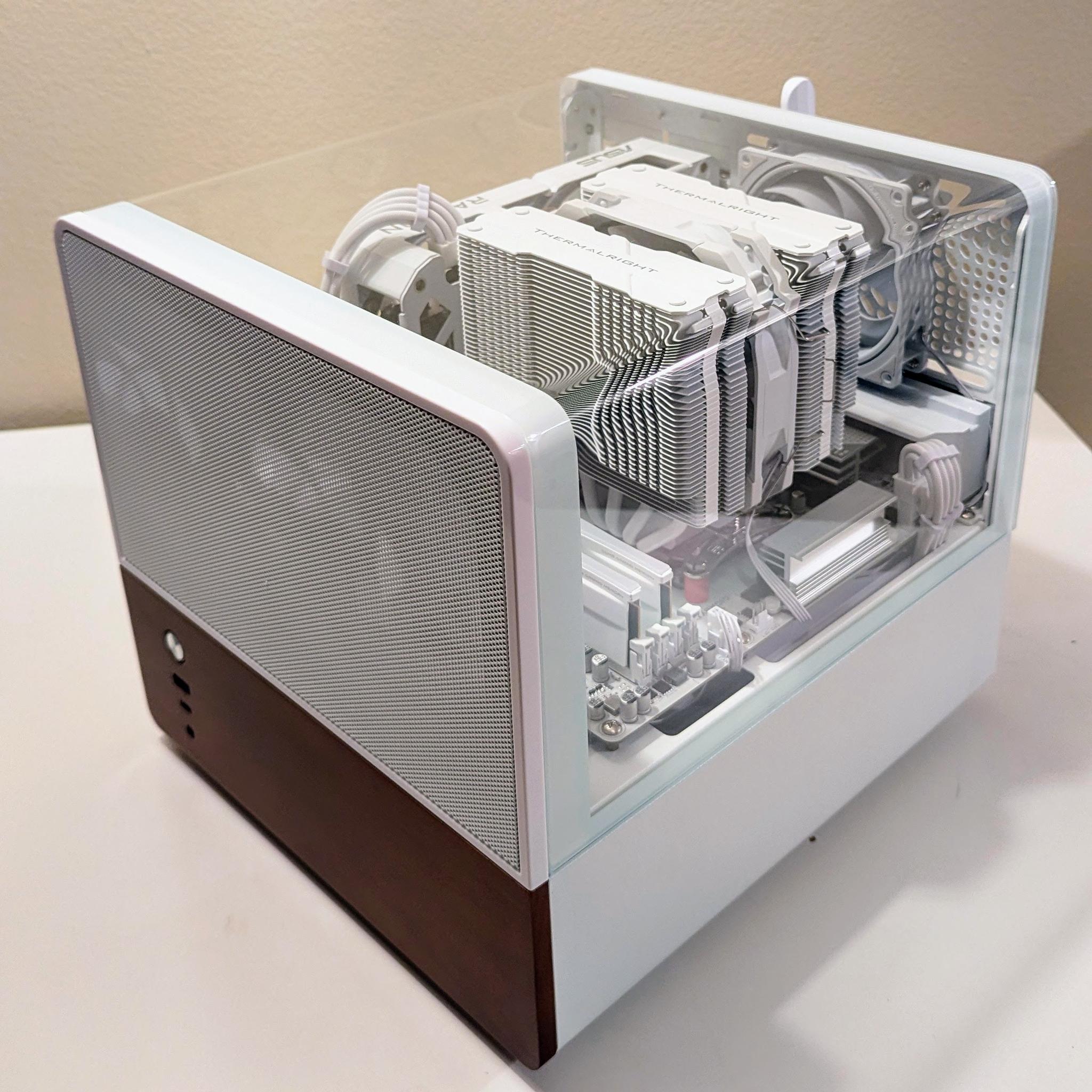 "Arctic Modern" - Minimalist White Build- 9060XT 16GB| Ryzen 7600X| 32GB DDR5| 1TB SSD|