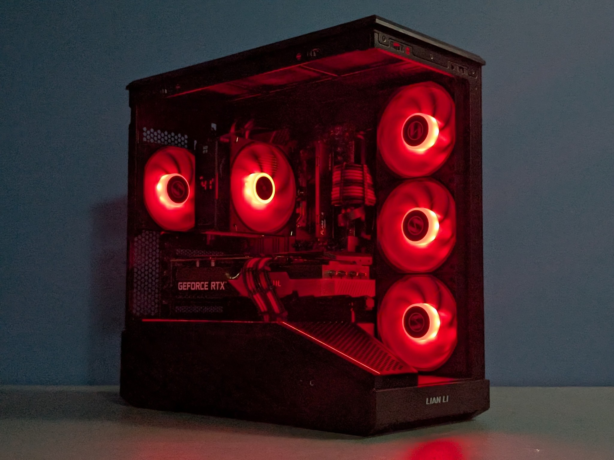 Crimson Apex | RTX 3070 | Ryzen 5 7500F | Red & Black Gaming PC