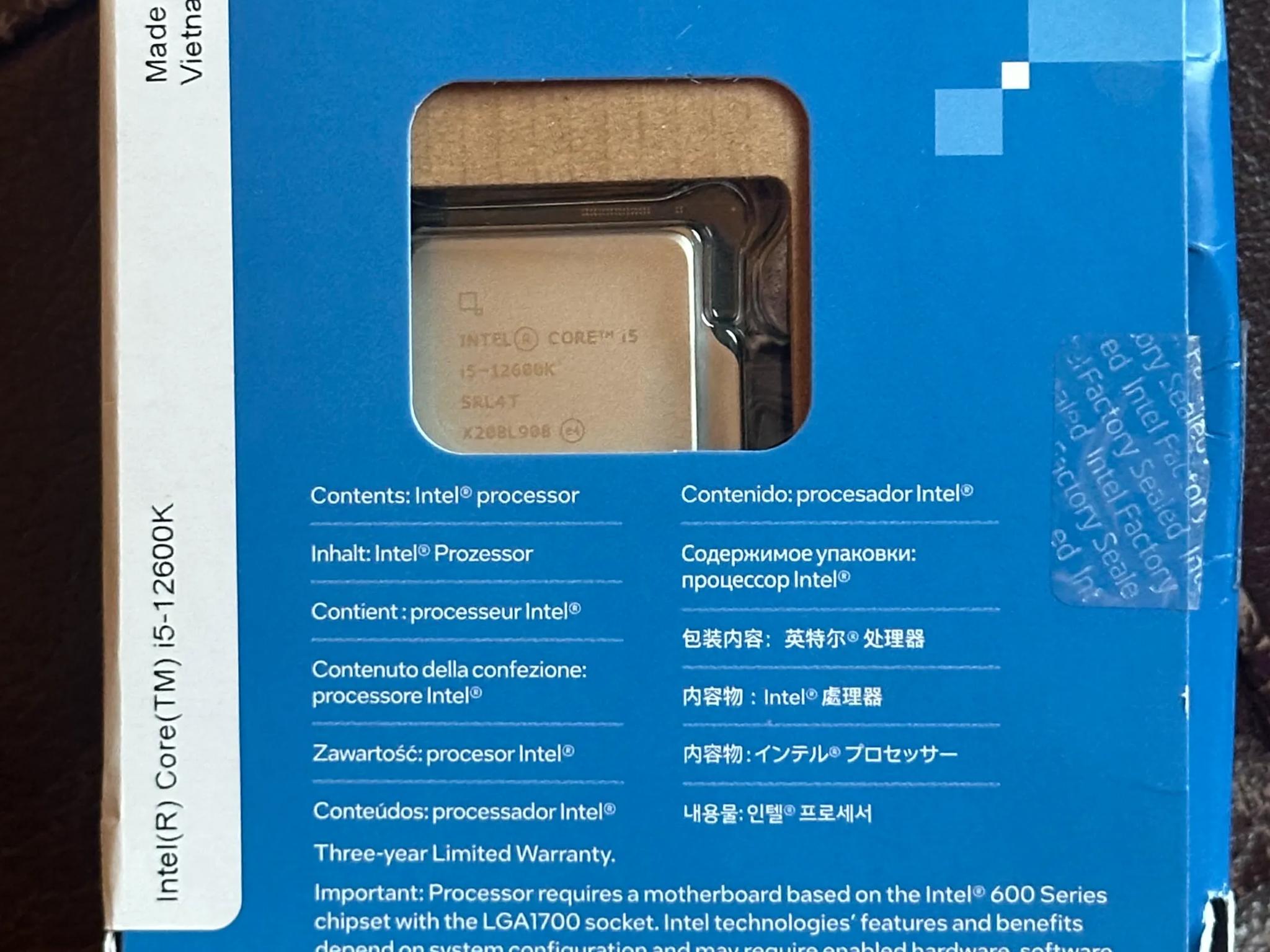 Intel Core i5 12600K Desktop Processor (10-Cores/LGA1700/Unlocked/UHD770)