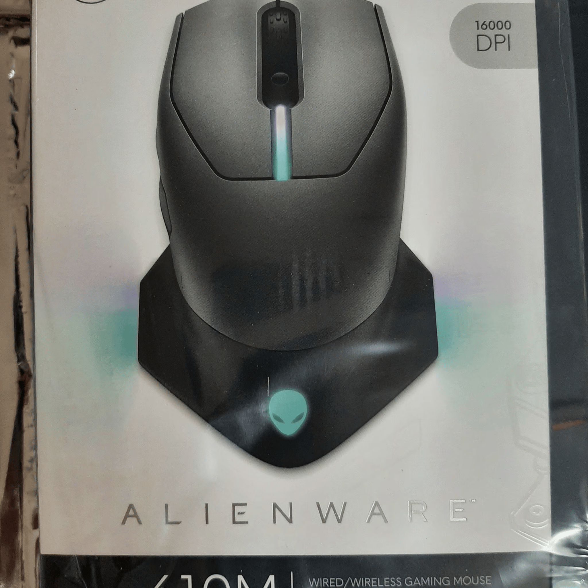 Alienware 610M Dark side of the moon 7 programmable button wired/wireless rechargeable gaming mouse 