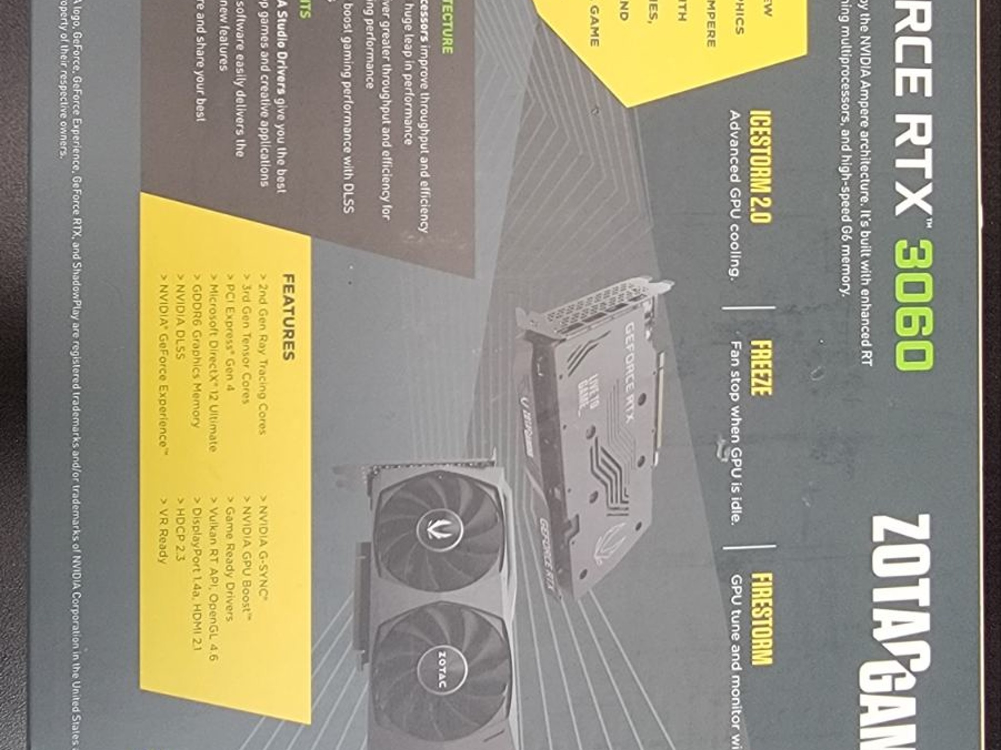 🆕 Sealed Zotac Gaming Dual GeForce RTX 3060 V2 OC 12GB GDDR6 Graphics Card