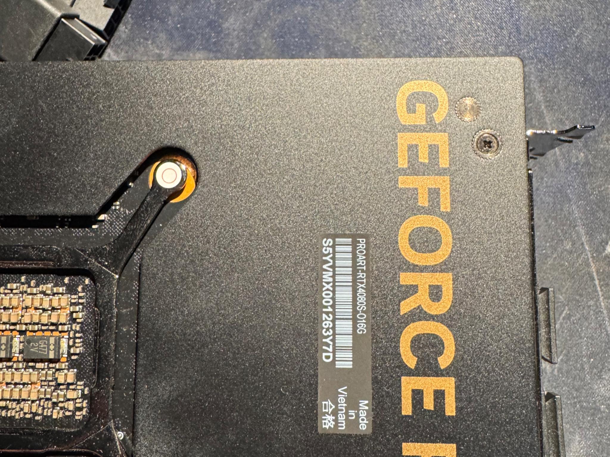 Rtx 4080 super Asus proart