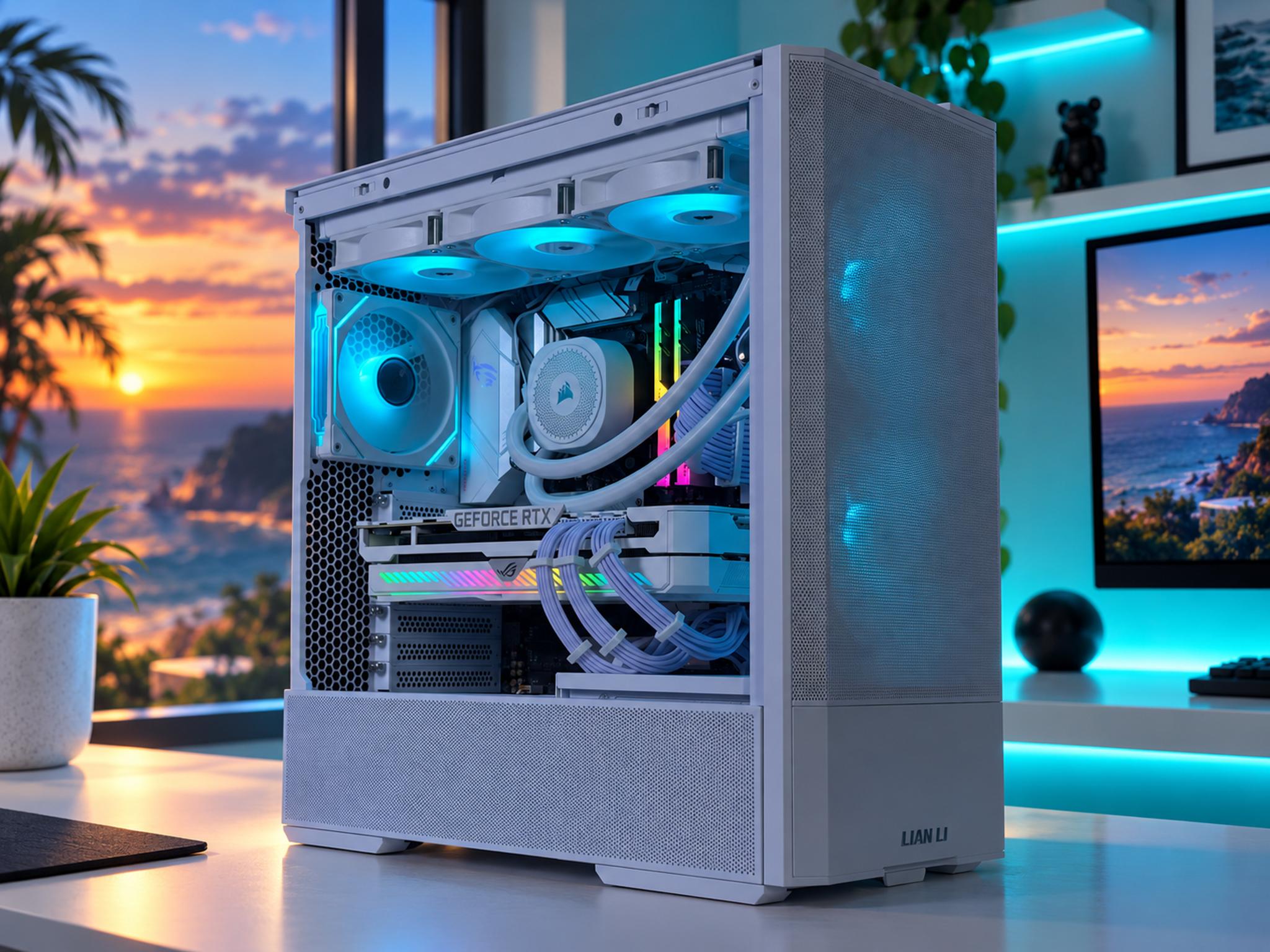 🌊 AZURE Gaming PC | RTX 3080 | Ryzen 7 5950X | 32GB RAM | 2TB NVME | WIFI + BT | FREE SHIPPING