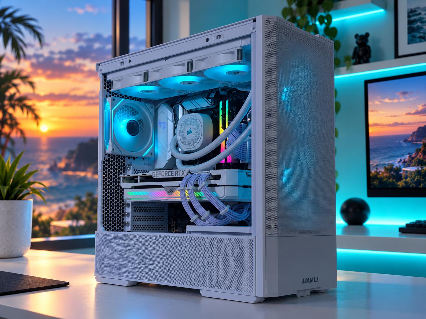🌊 AZURE Gaming PC | RTX 3080 | Ryzen 7 5950X | 32GB RAM | 2TB NVME | WIFI + BT | FREE SHIPPING