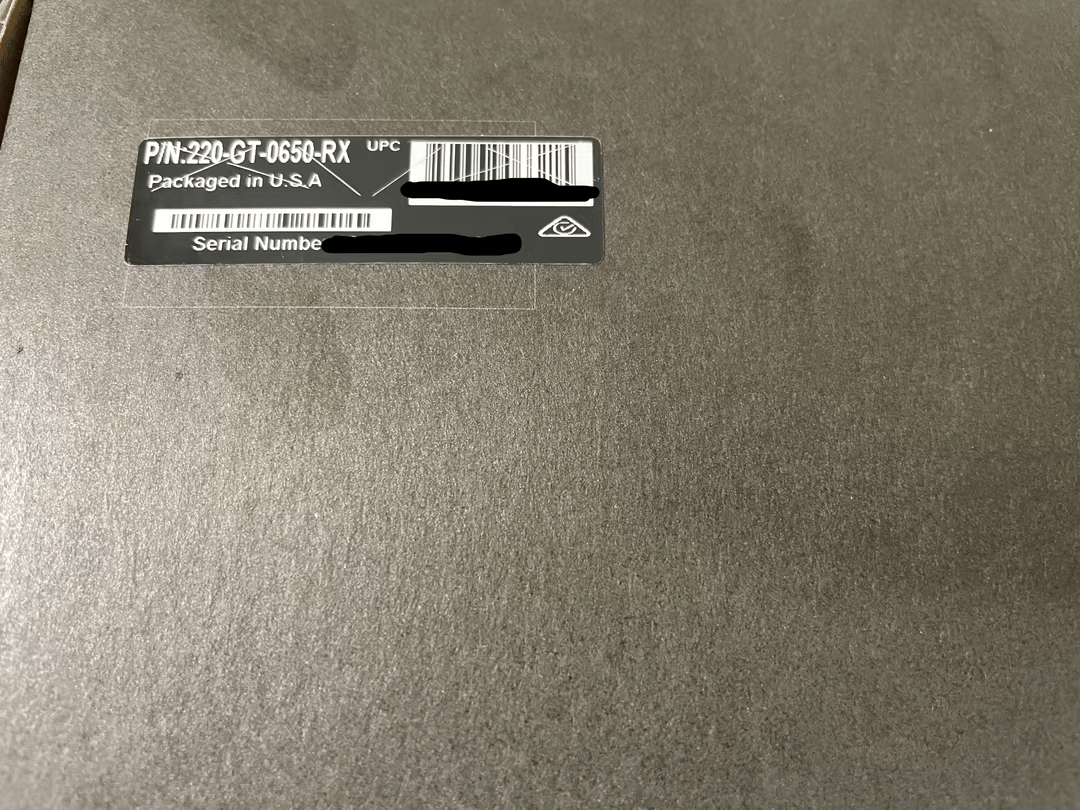 Evga GT 650 Modular PSU