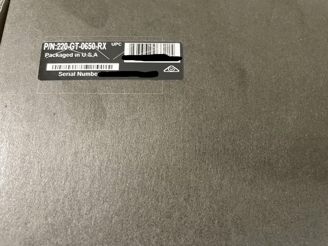 Evga GT 650 Modular PSU