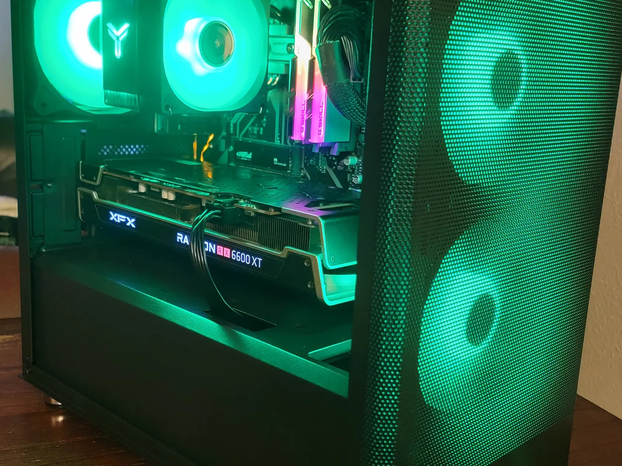 Gaming PC Ryzen 7 3700x, RX 6600 XT, 32Gb Ram, 4Tb total storage