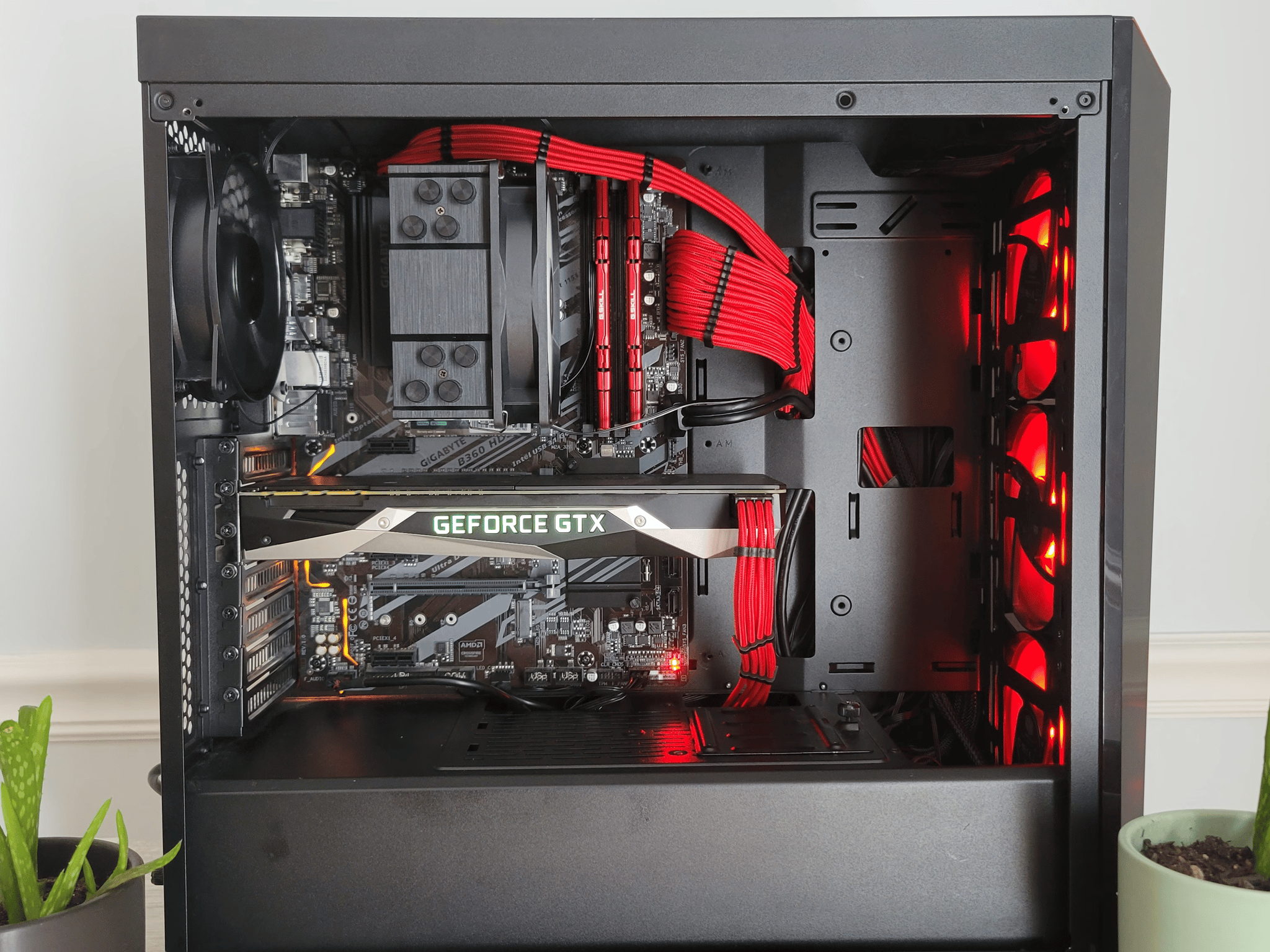 GTX 1070 Red Gaming PC (i5-8400//GTX 1070)