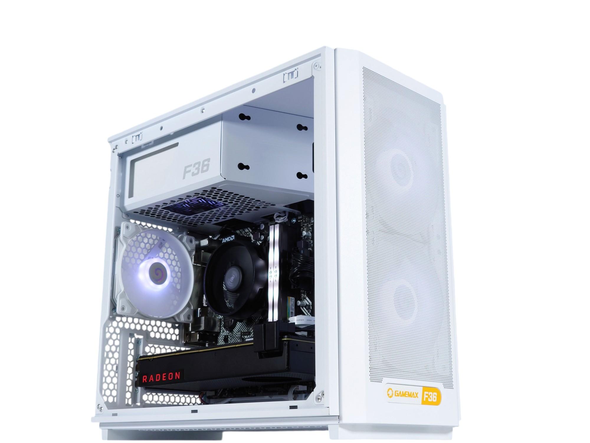 ❄️🐻‍❄️Gaming PC|| AMD RX Vega  64 8GB🌨️ AMD Ryzen 5 2600🌨️ 16GB DDR4🌨️ 500GB SSD
