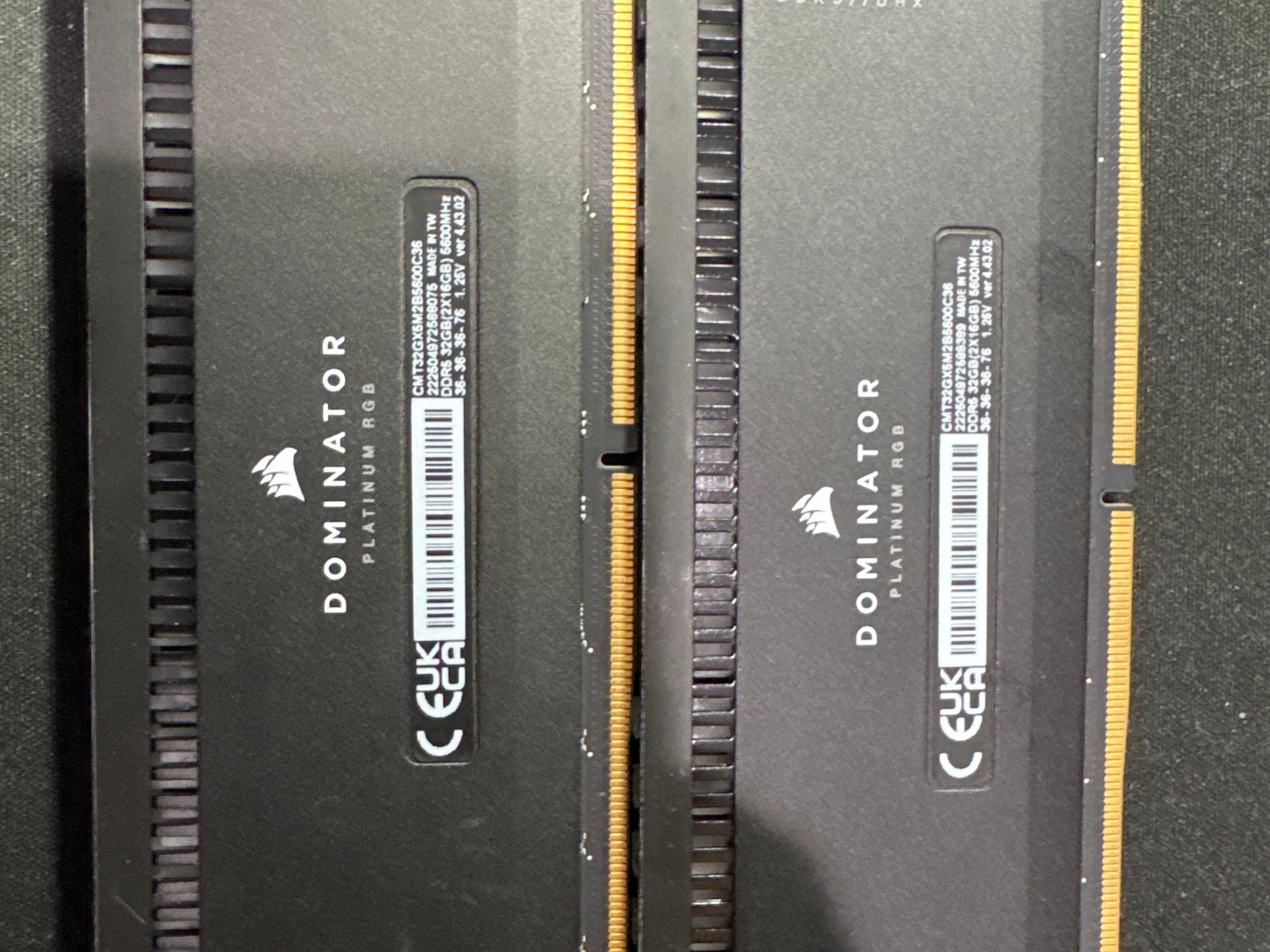 Corsair Dominator Platinum RGB 32GB (2 x 16GB) DDR5-5600