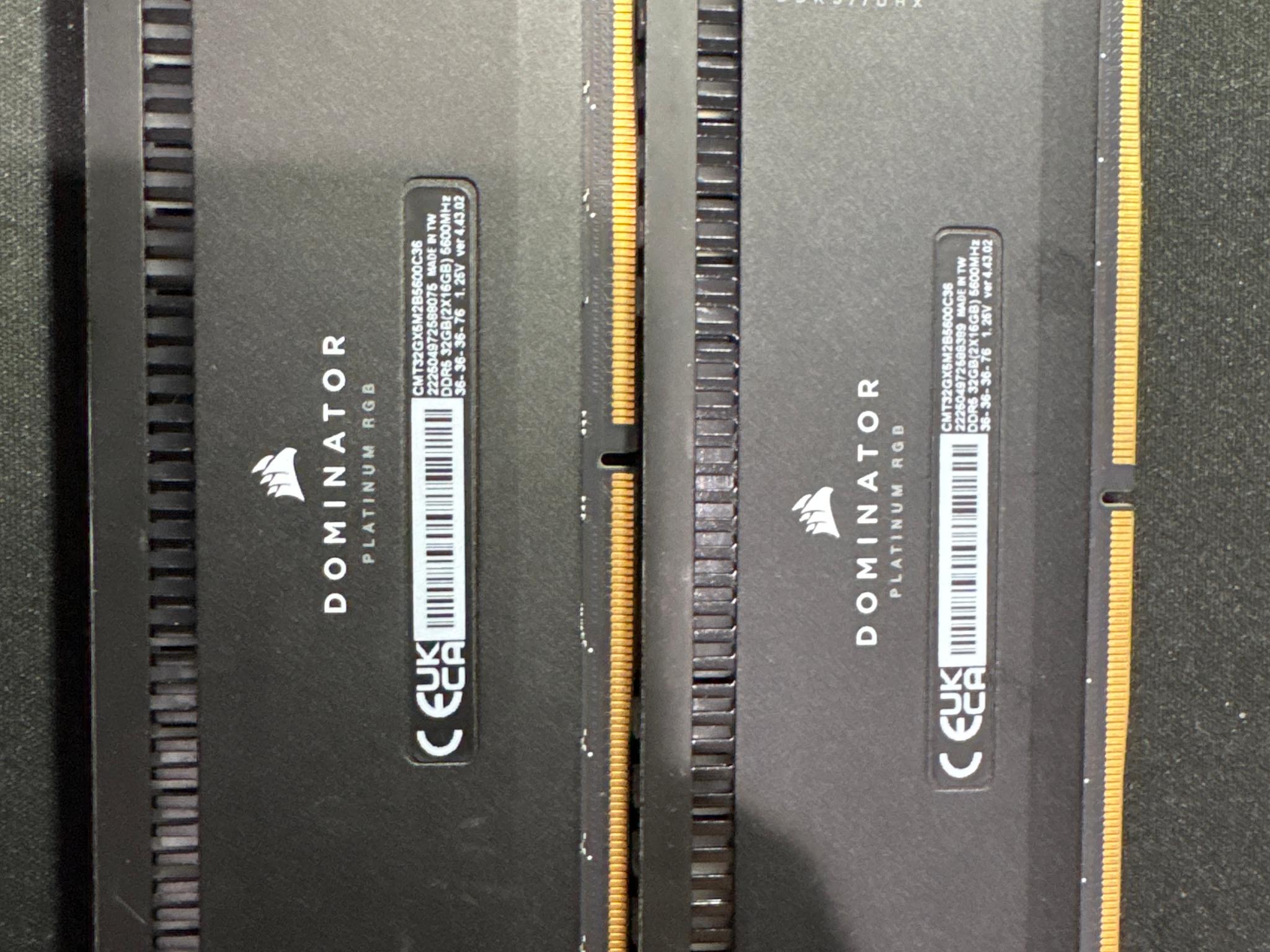 Corsair Dominator Platinum RGB DDR5 32GB DDR5-6600 (2x16GB) - Image 2