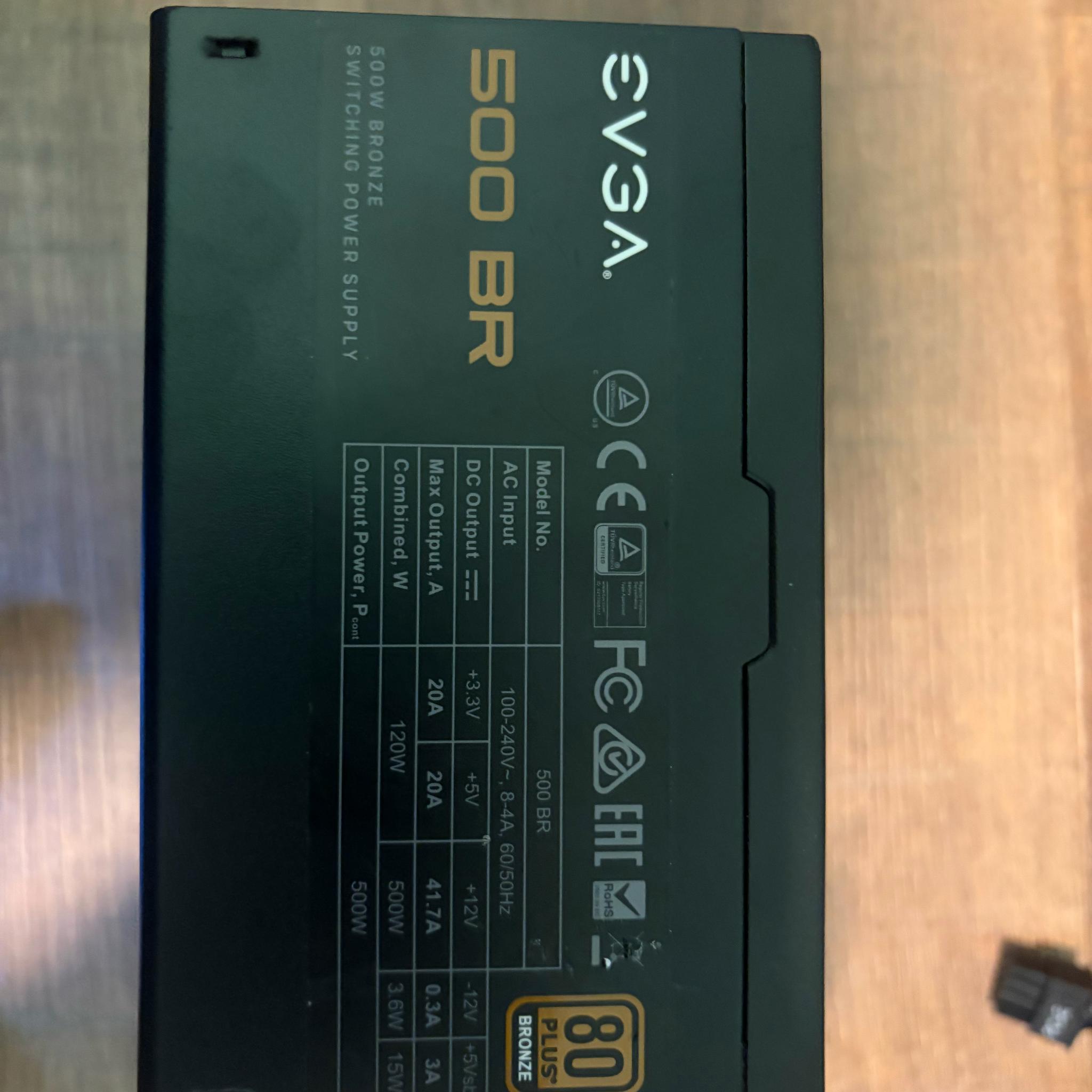 EVGA 80+ Bronze 500W Power Supply