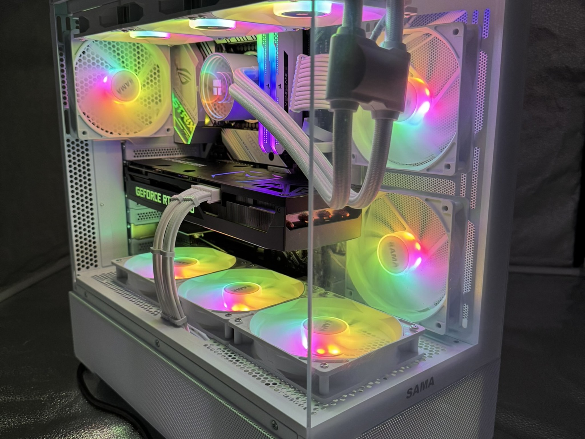 RTX 3080 | INTEL 10900K | Gaming PC | Workstation | 32GB | WIFI | WHITE