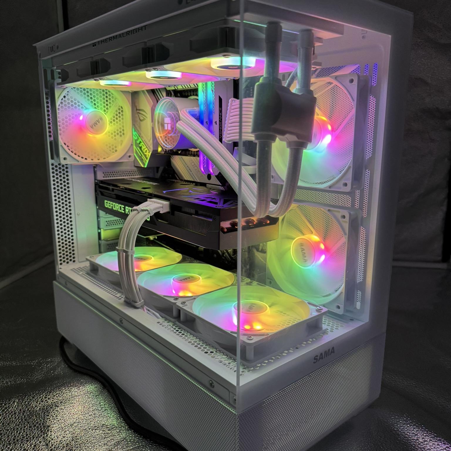 RTX 3080 | INTEL 10900K | Gaming PC | Workstation | 32GB | WIFI | WHITE