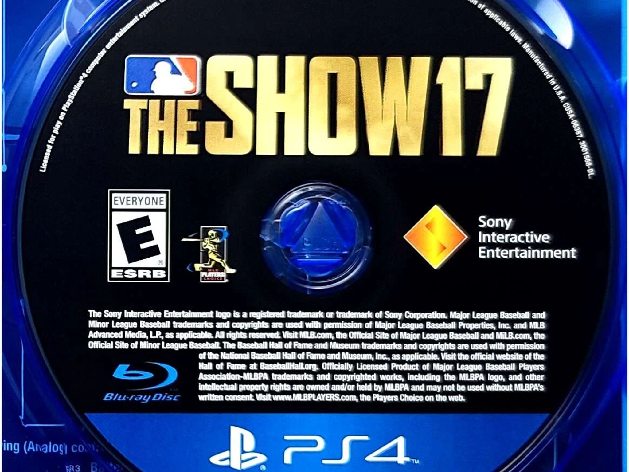 MLB The Show 17 - Sony PlayStation 4 PS4 Pristine Tested