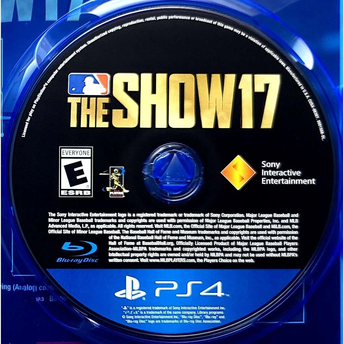 MLB The Show 17 - Sony PlayStation 4 PS4 Pristine Tested