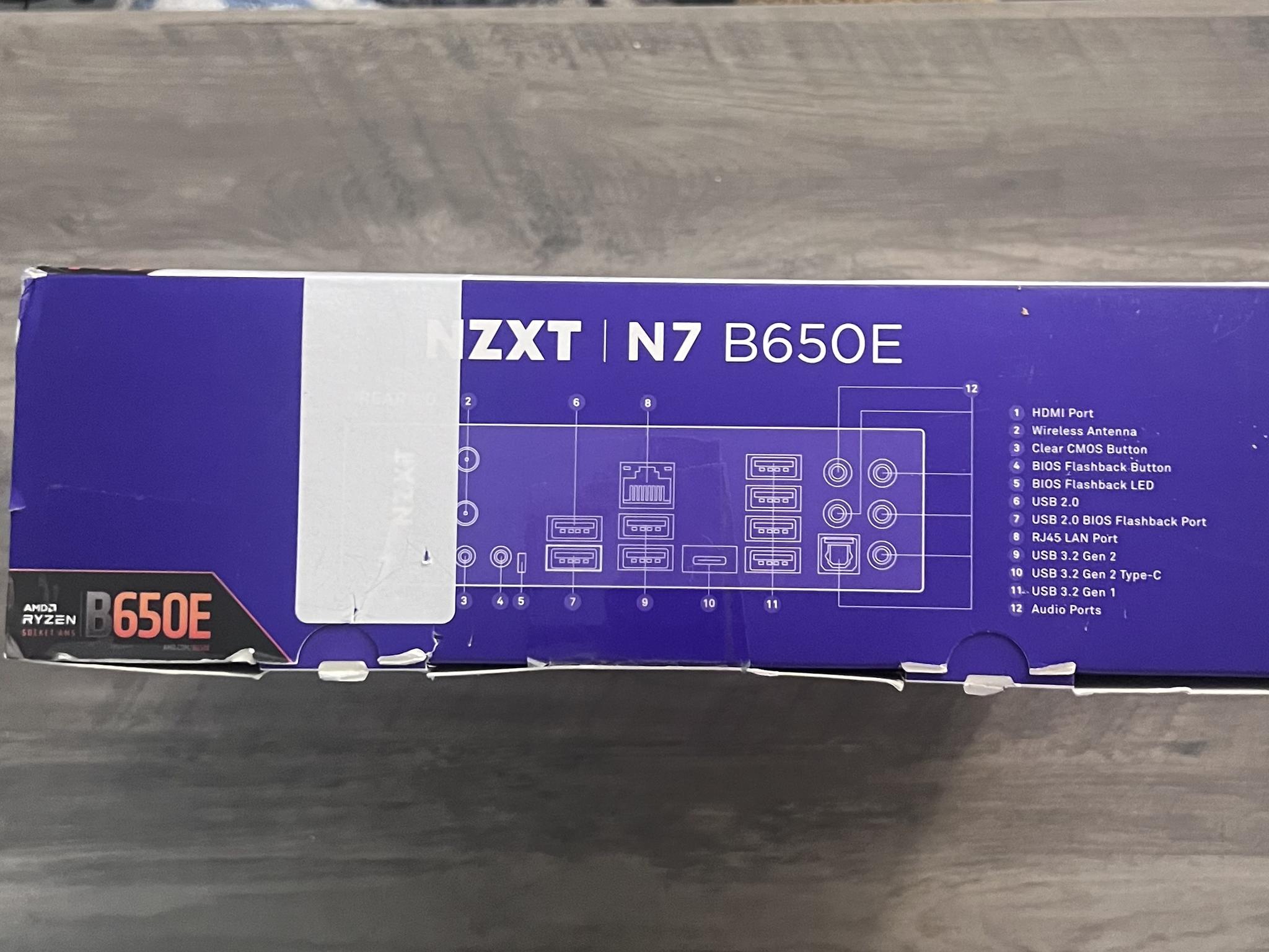 SALE! Open Box Deal - BNIB - NZXT N7 B650E (Black)