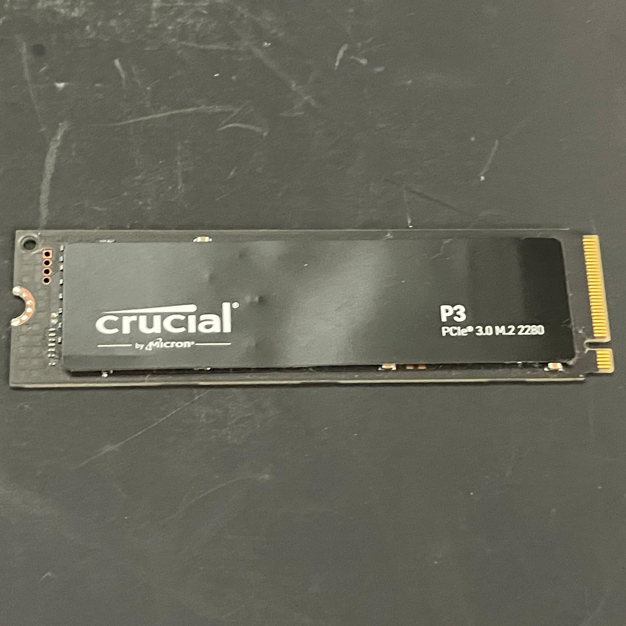 Crucial P3 1TB NVME SSD | **Read Description | Free Shipping