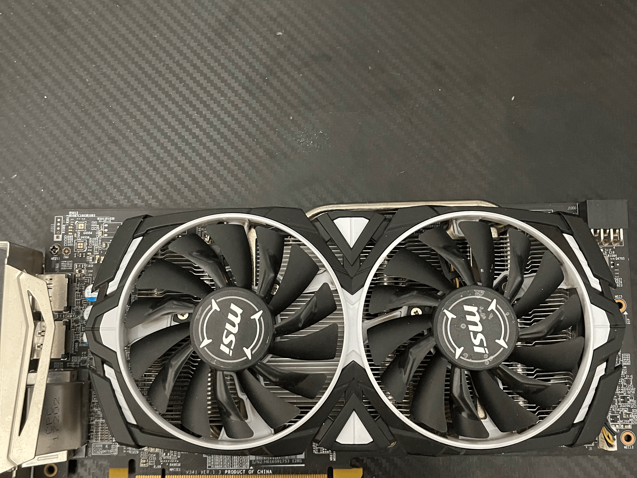 MSI Armor Rx 580 8gb GPU
