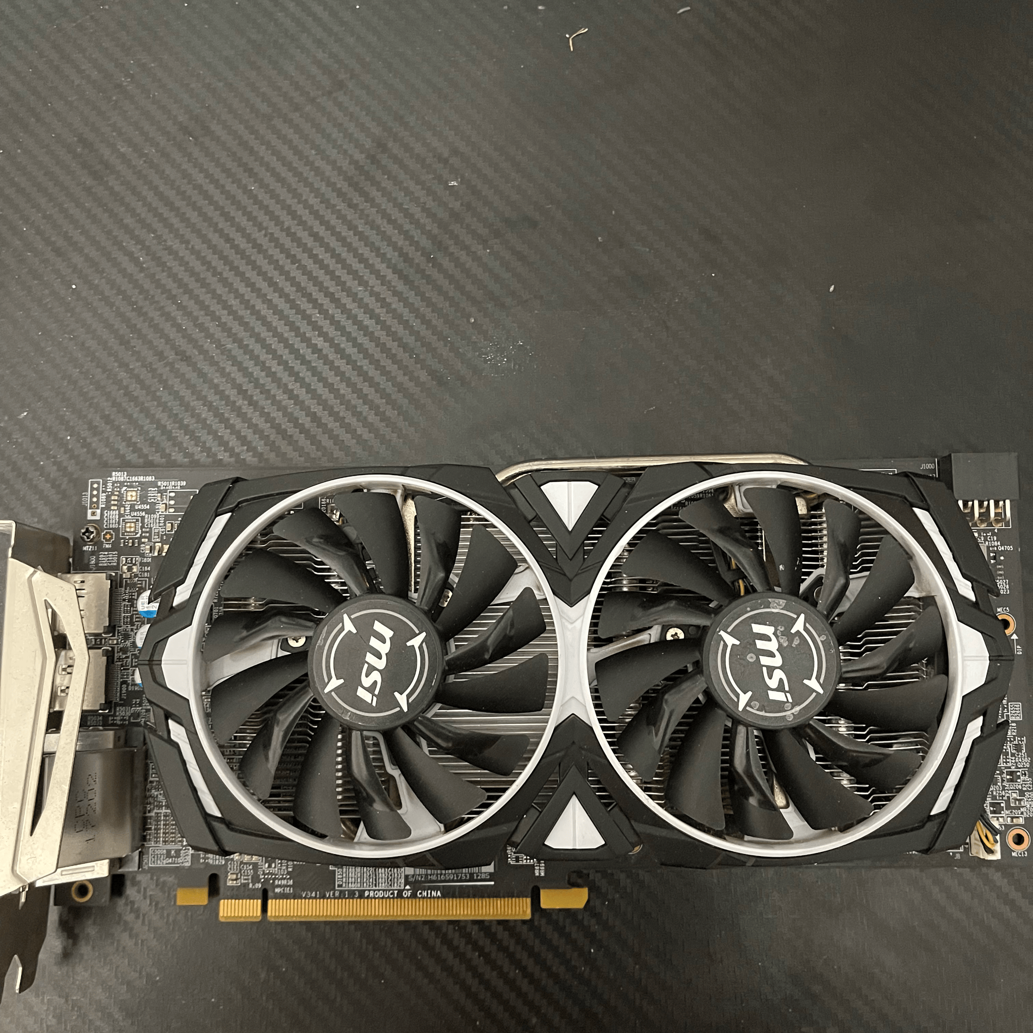 MSI Armor Rx 580 8gb GPU