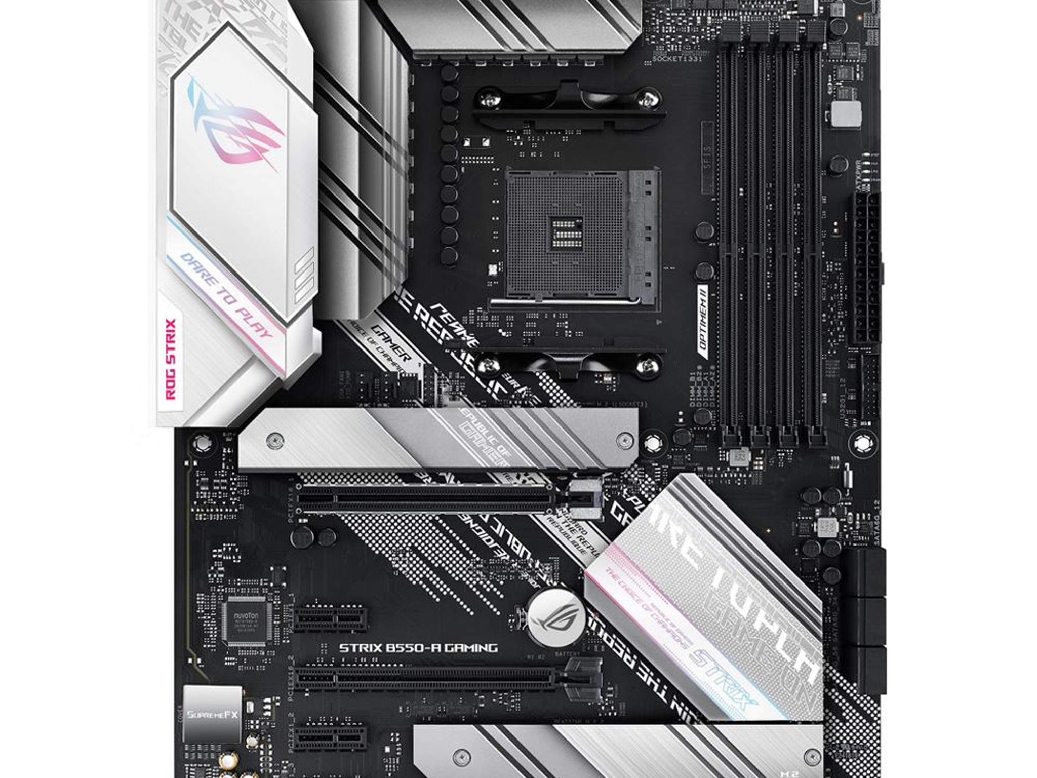 ASUS ROG STRIX B550-A GAMING AMD Socket AM4 ATX M.2 Desktop Motherboard A
