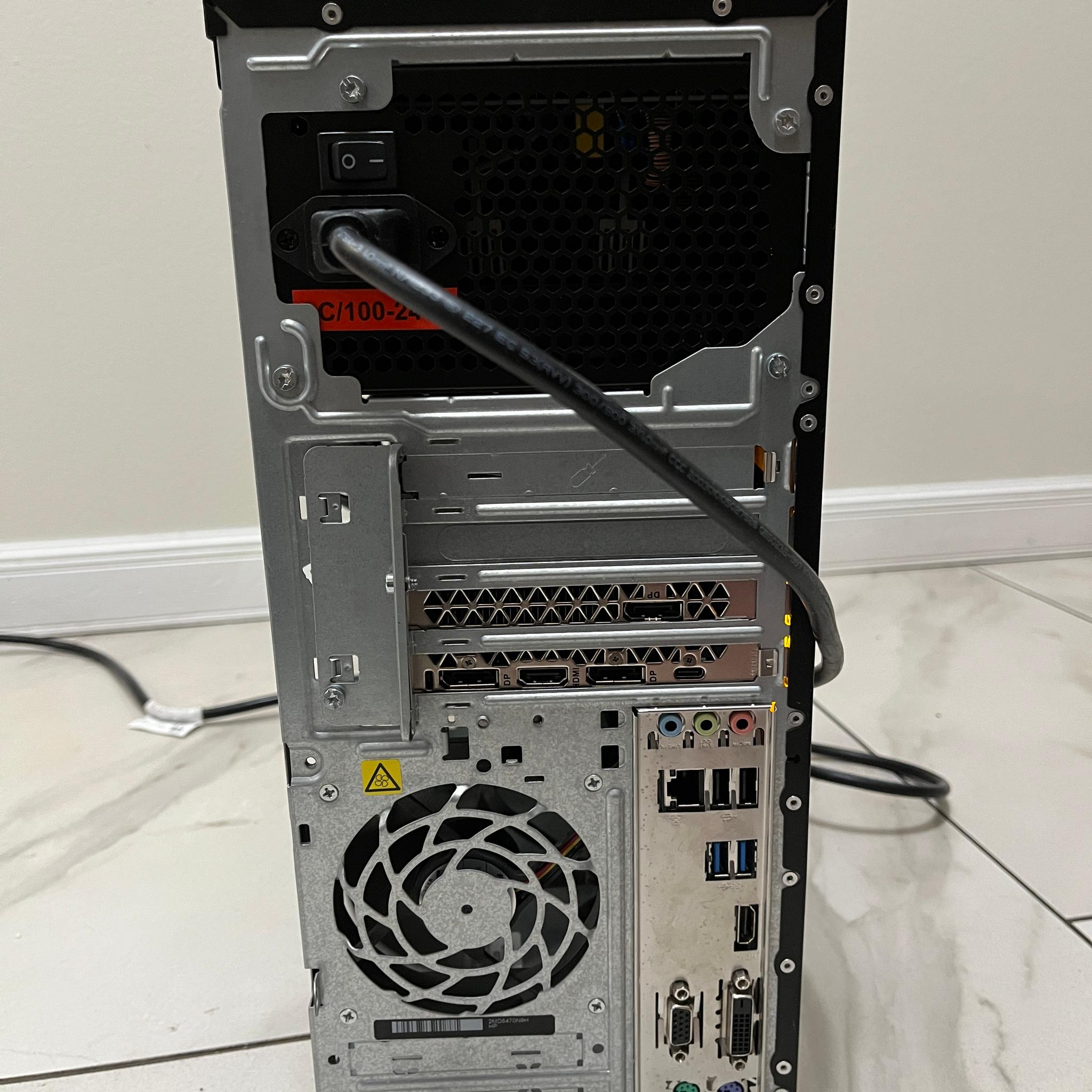NVIDIA RTX 2070, Intel Core i5-8400, 16GB RAM, 756GB Storage, HP Sleeper Gaming PC w/ Wi-Fi & BT