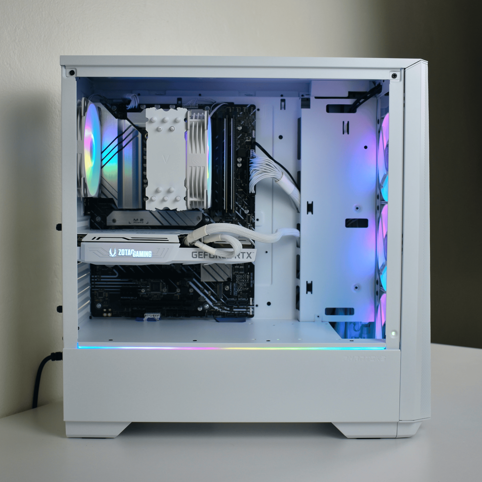 Forge Hercules ❄️ARCTIC WHITE❄️ Gaming PC / RTX 3060ti / Ryzen 5600 / 1TB NVME SSD / 16GB DR4 / WiFi