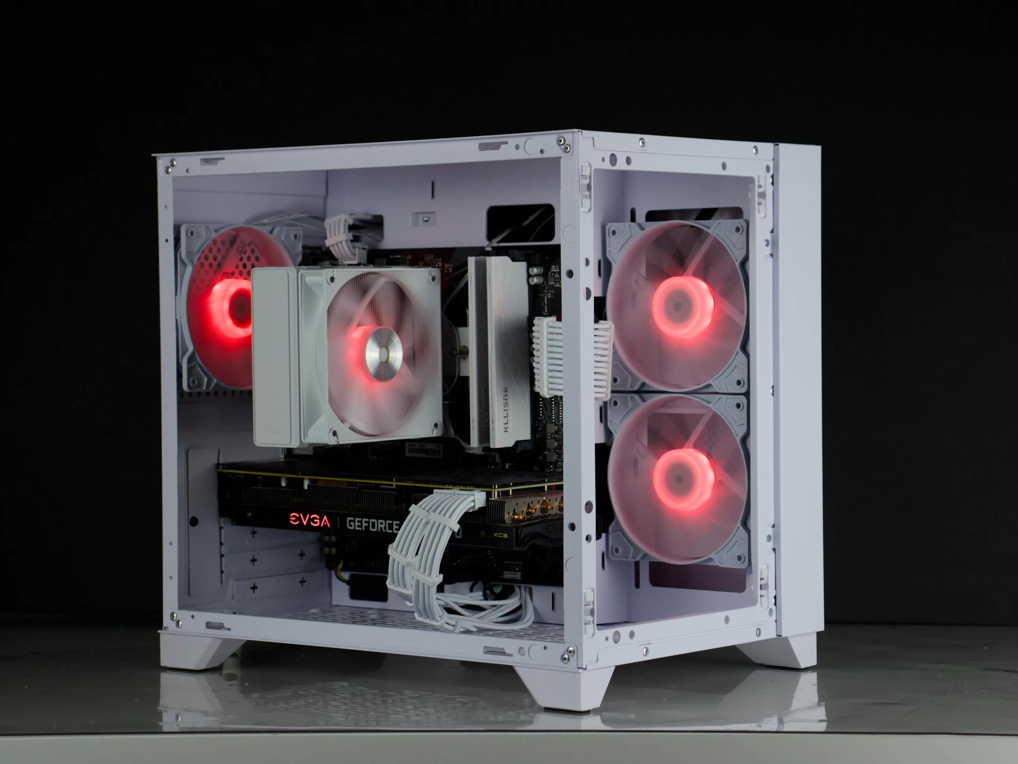 💎❅White Gaming PC – RTX 3070, Ryzen 5 5600X, 32GB, 1TB SSD - RGB, WiFi💎❅