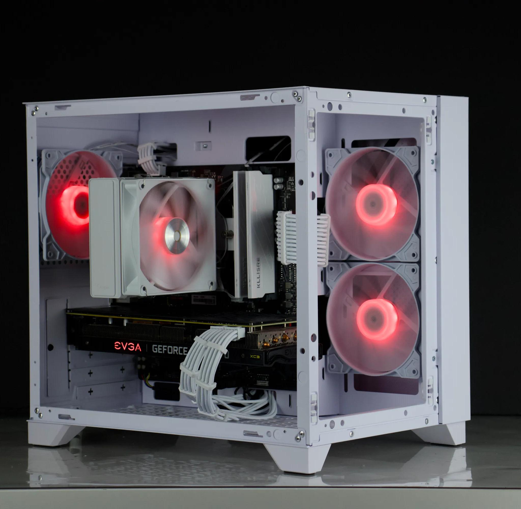 💎❅White Gaming PC – RTX 3070, Ryzen 5 5600X, 32GB, 1TB SSD - RGB, WiFi💎❅