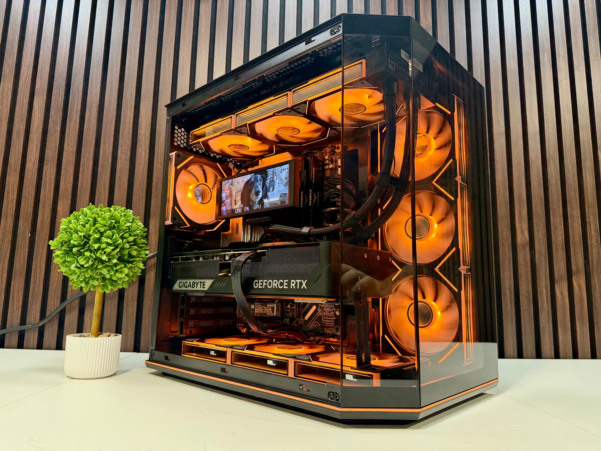 RTX 5090 | Ryzen 9950X3D | 64GB DDR5 | 4TB M.2 | 1200 Watt Gold PSU | LCD AIO