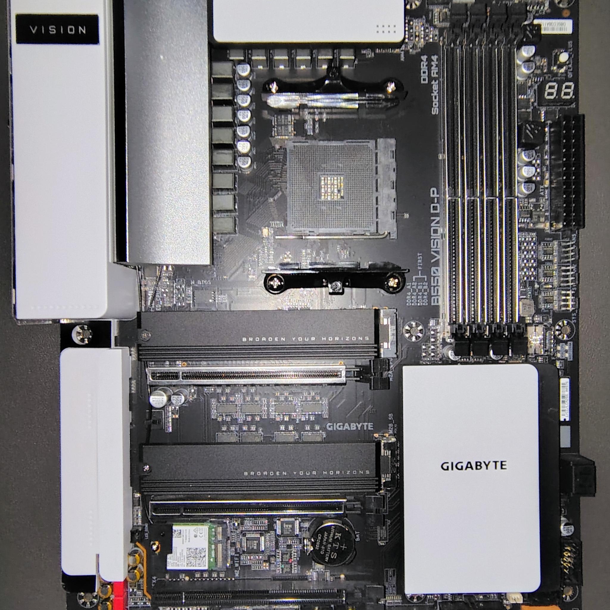 GIGABYTE VISION B550 D-P AM4 Motherboard