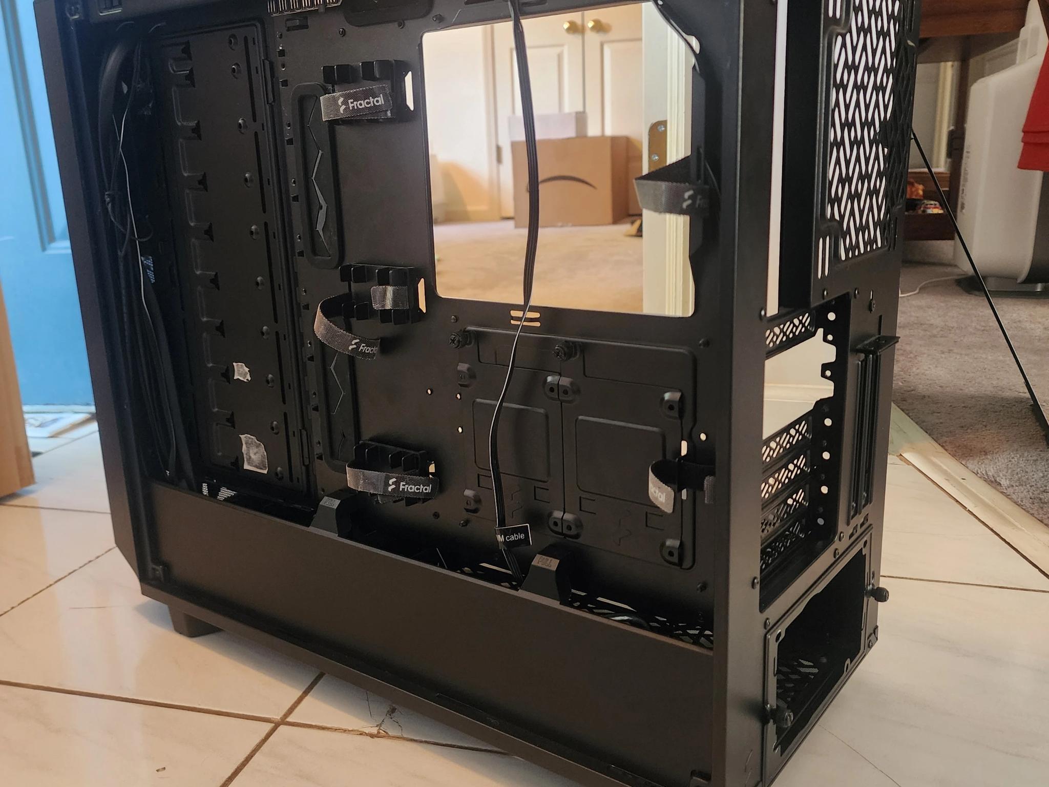 Fractal Design Meshify 2 ATX Mid-tower black PC case Black Tinted Glass, with box and accessories