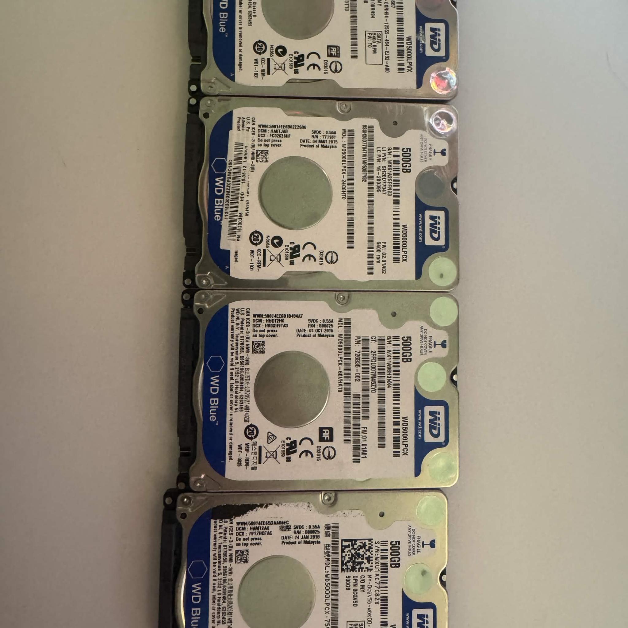 WD Bue 500gb 2.5 SSD