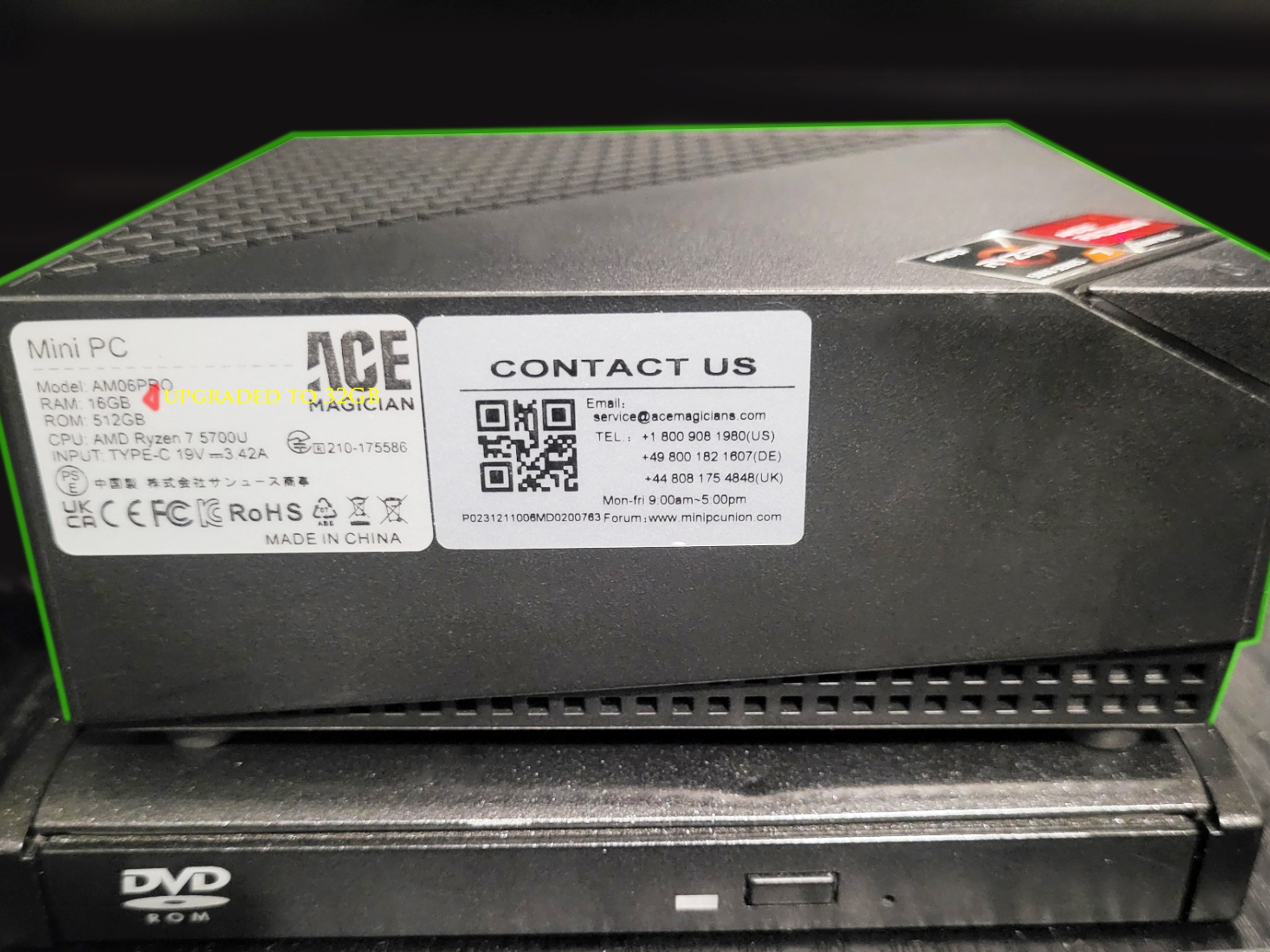 Compact Powerhouse: Ace Magician Mini PC - Ready for Basic Gaming & Productivity!