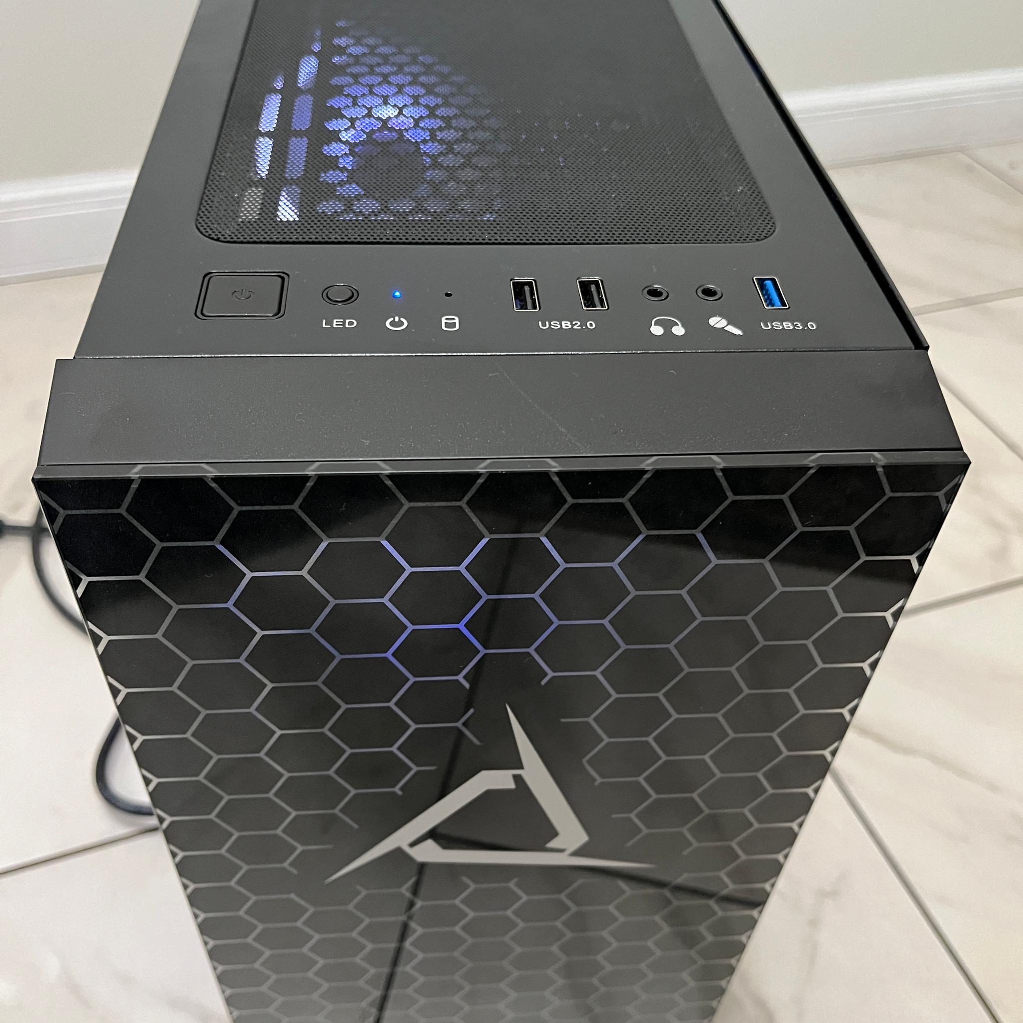 Super Budget PC - Intel i3-4160, NVIDIA GT 1030, 12GB RAM, 378GB Storage, w/ Wi-Fi, BT & RGB Remote