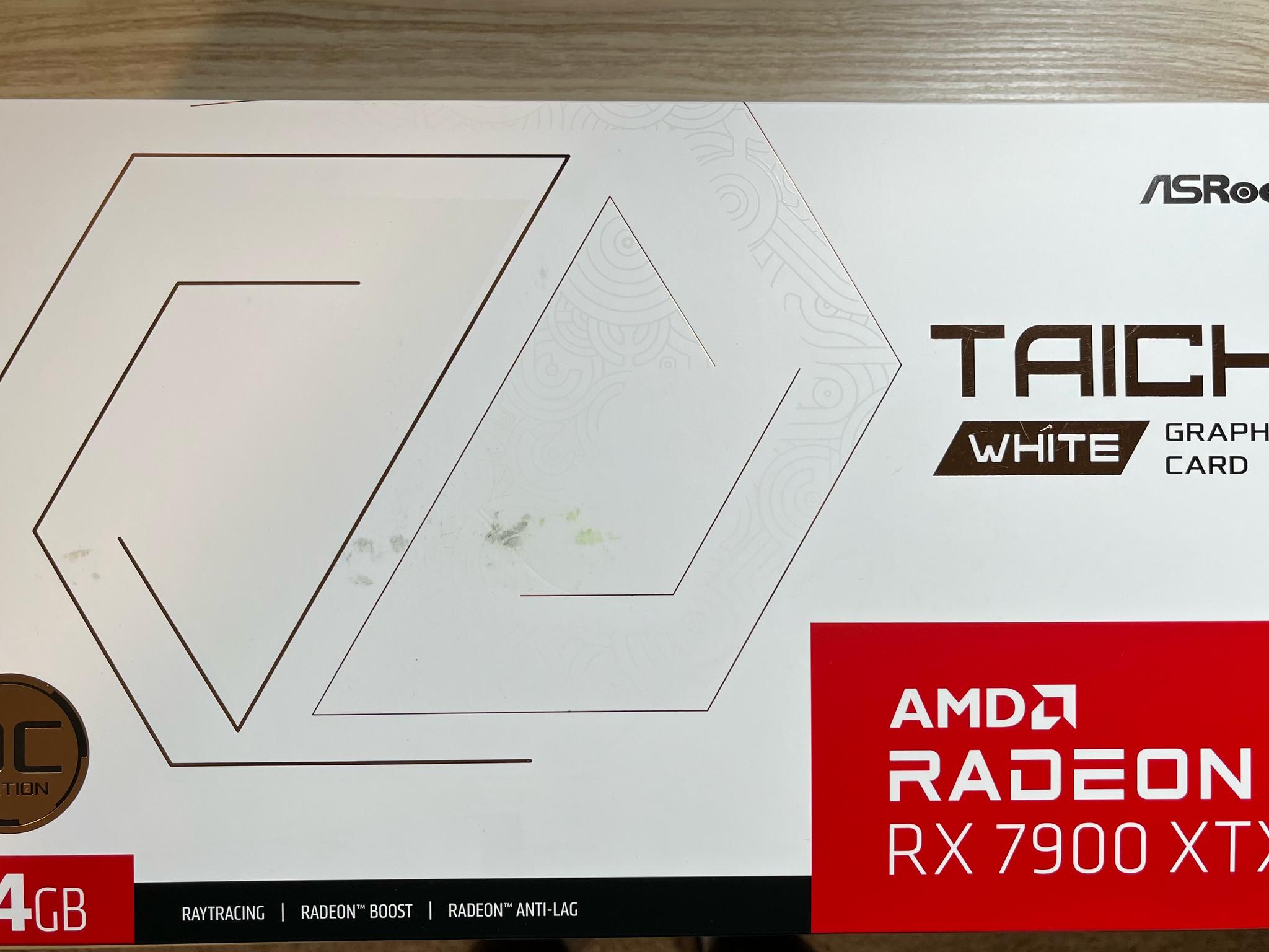 **SALE** RX 7900 XTX TAICHI WHITE 24GB OC AMD RADEON